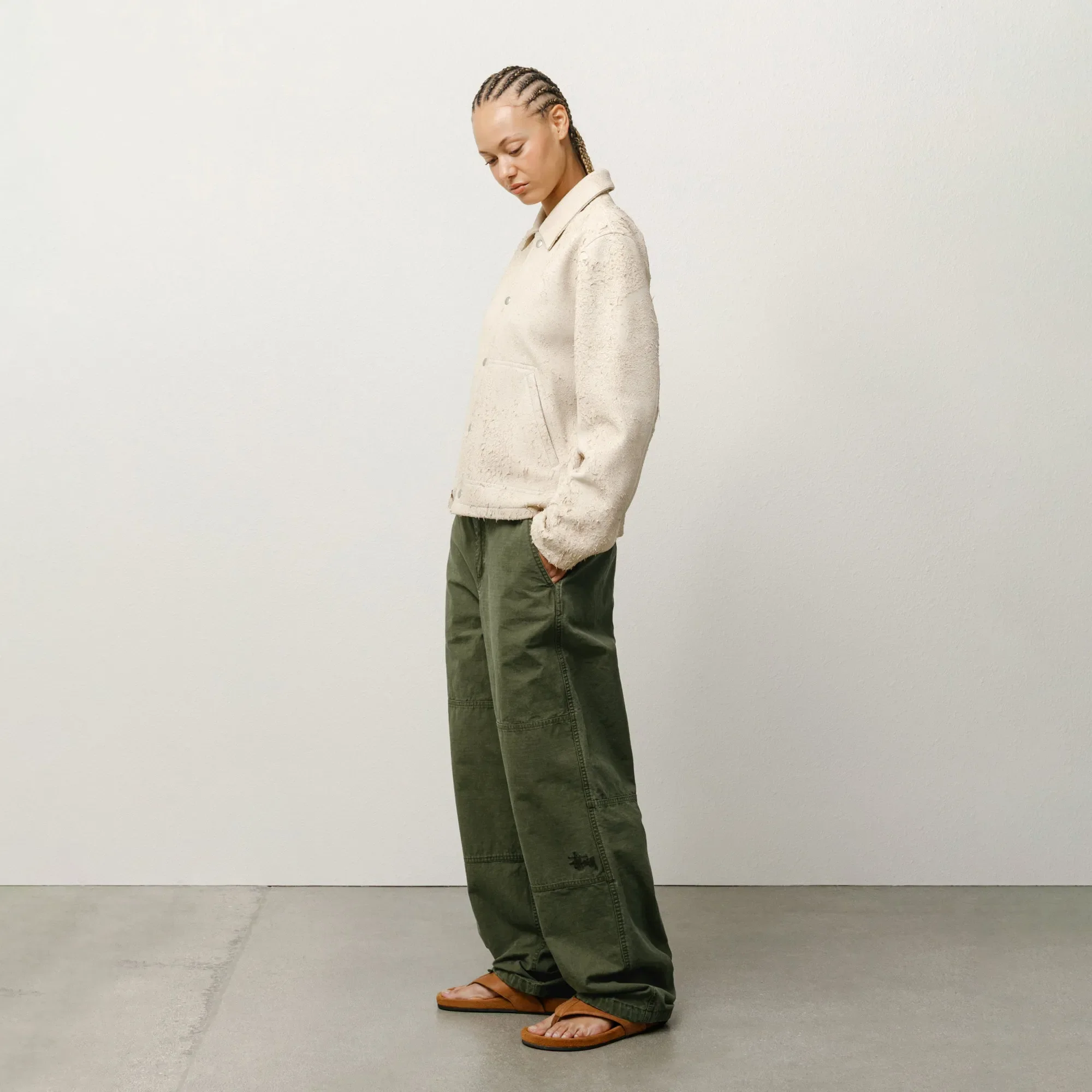 Stussy Field Pant, olive green - Image 6