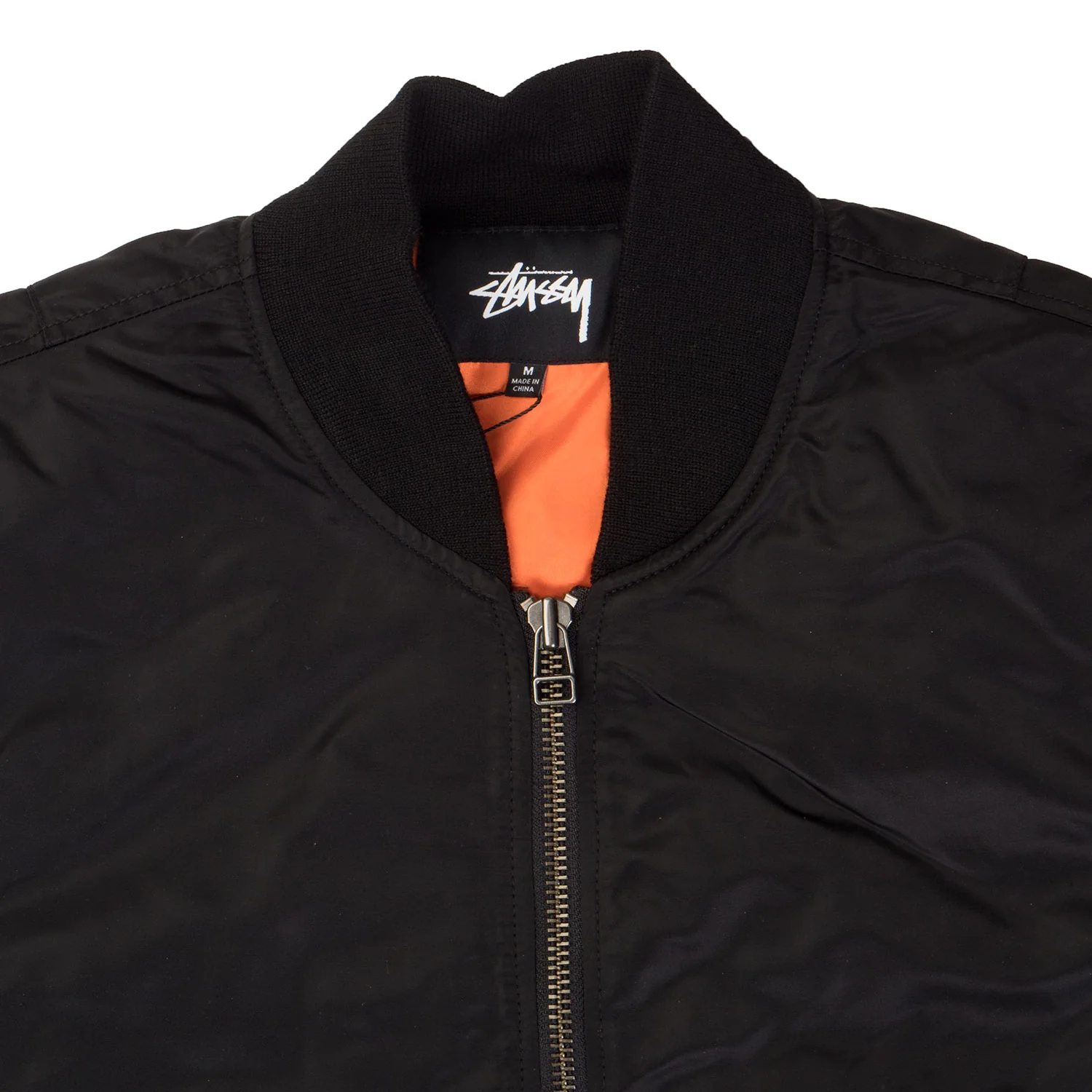 Stussy Flight satin bomber jacket - Image 2