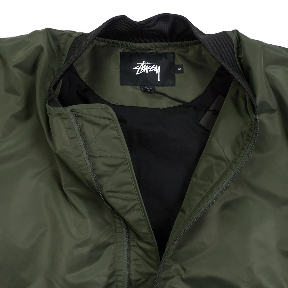 Stussy Flight Satin Bomber Jacket - Image 2