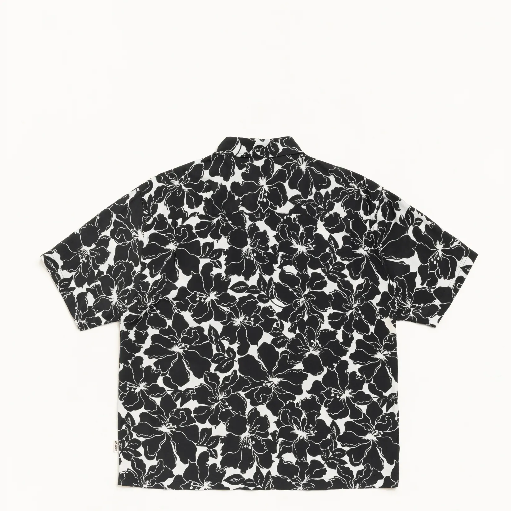 Stussy Floral Hawaiian Shirt, black - Image 4