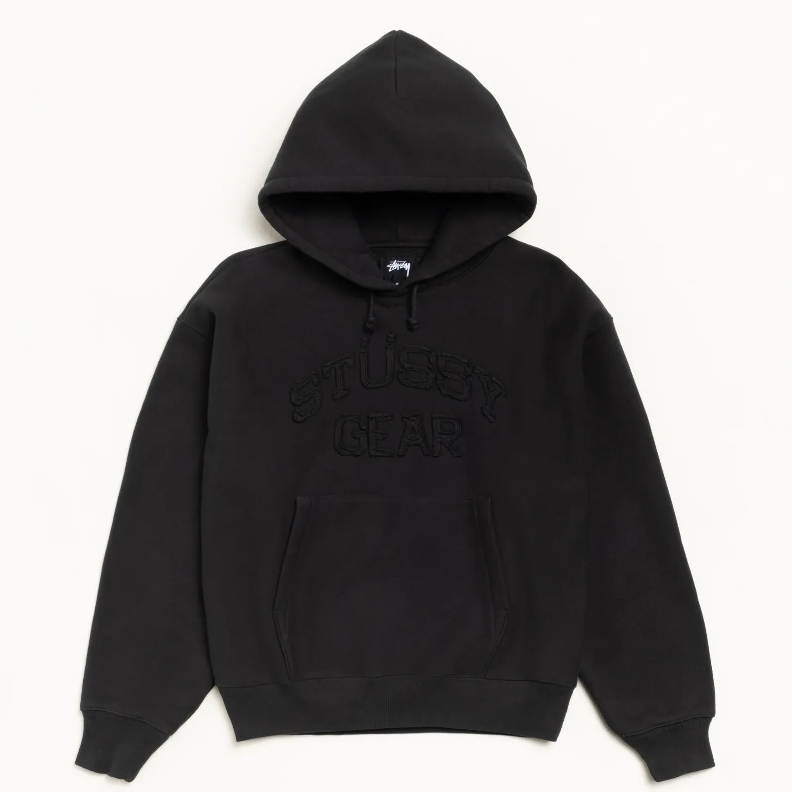 Stussy Gear Applique Hood, black
