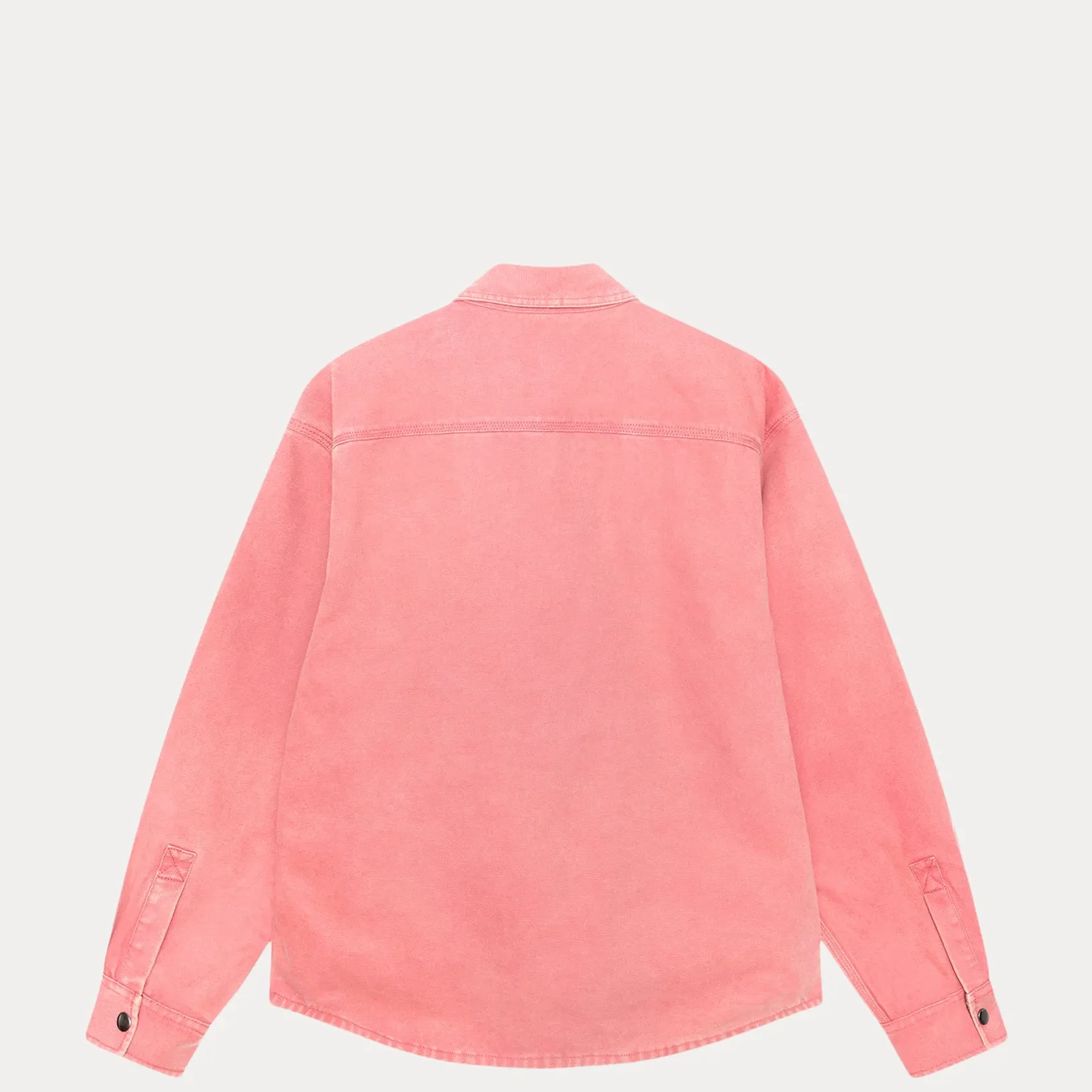 Stussy Heavy Washed Canvas Shirt, berry - Image 7