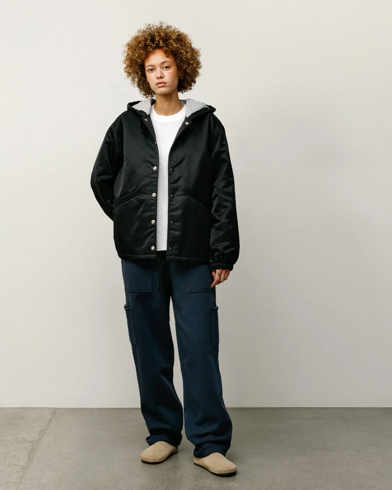 Stussy Hooded Coaches Jacket, black - Image 4