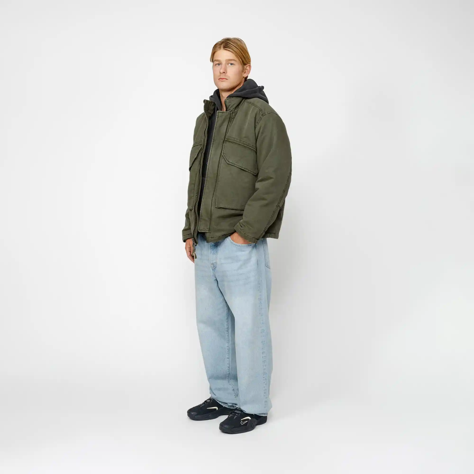 Stussy Insulated Field Jacket, olive - Image 8