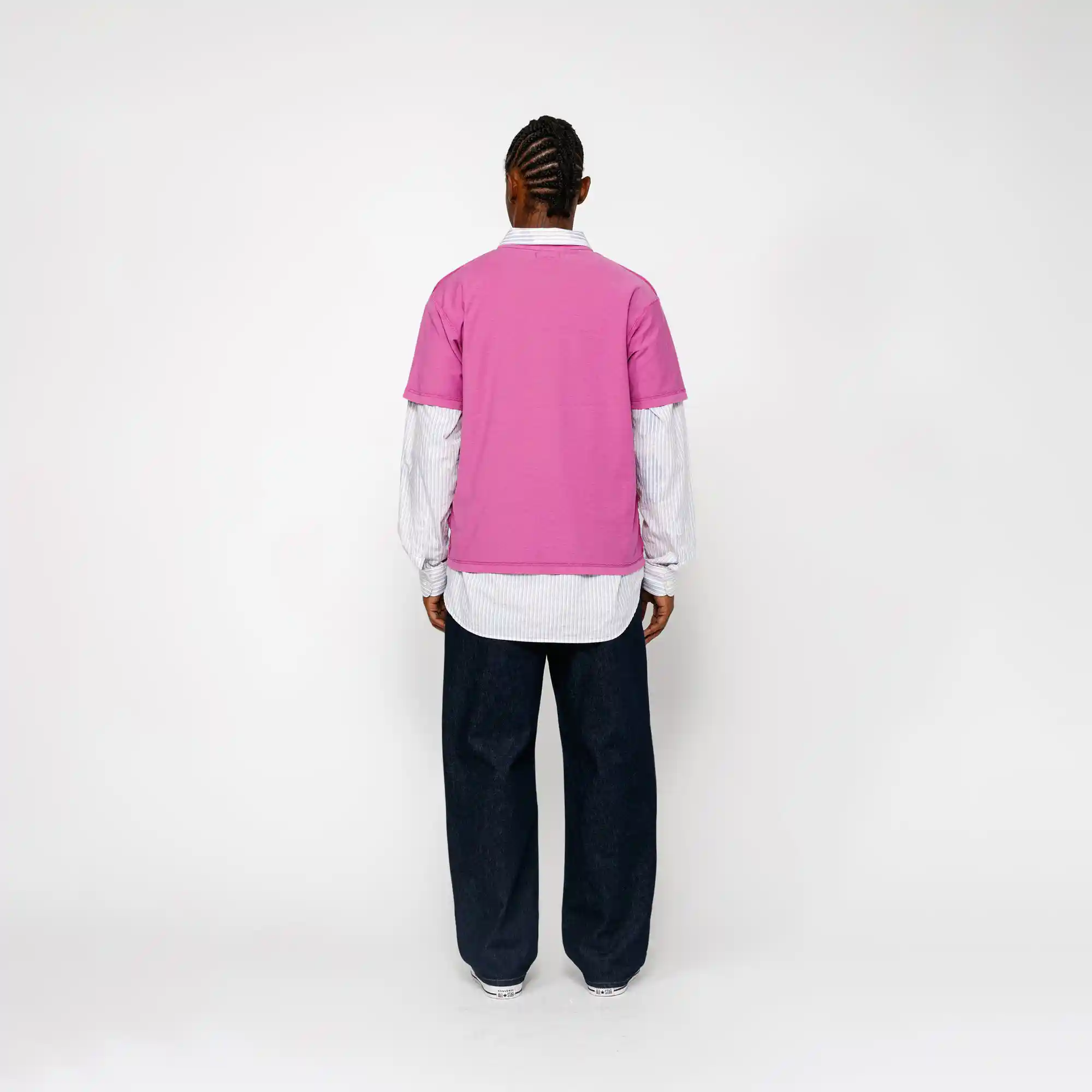 Stussy Lazy Short Sleeve Tee, magenta - Image 4