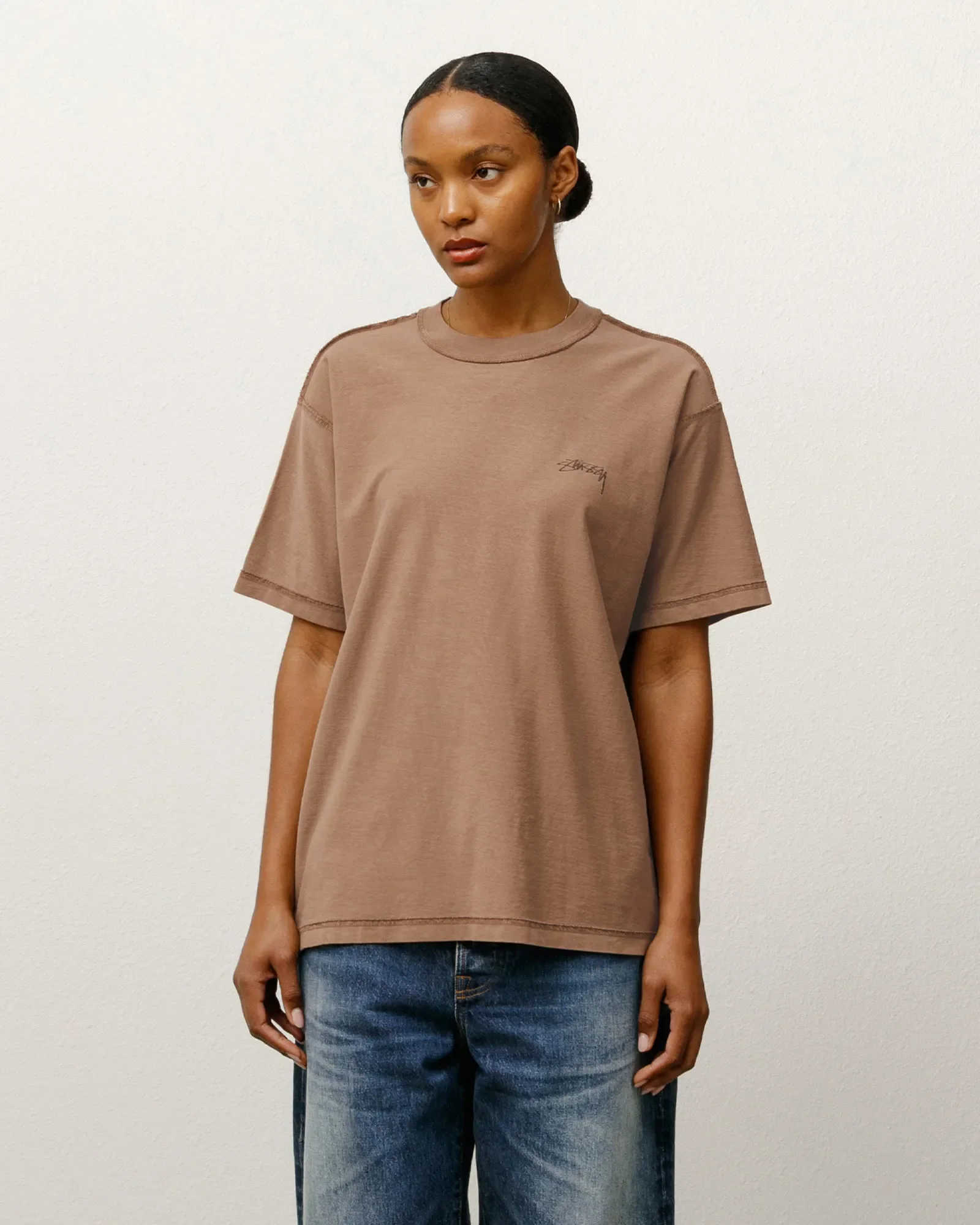 Stussy Lazy Tee, umber - Image 2