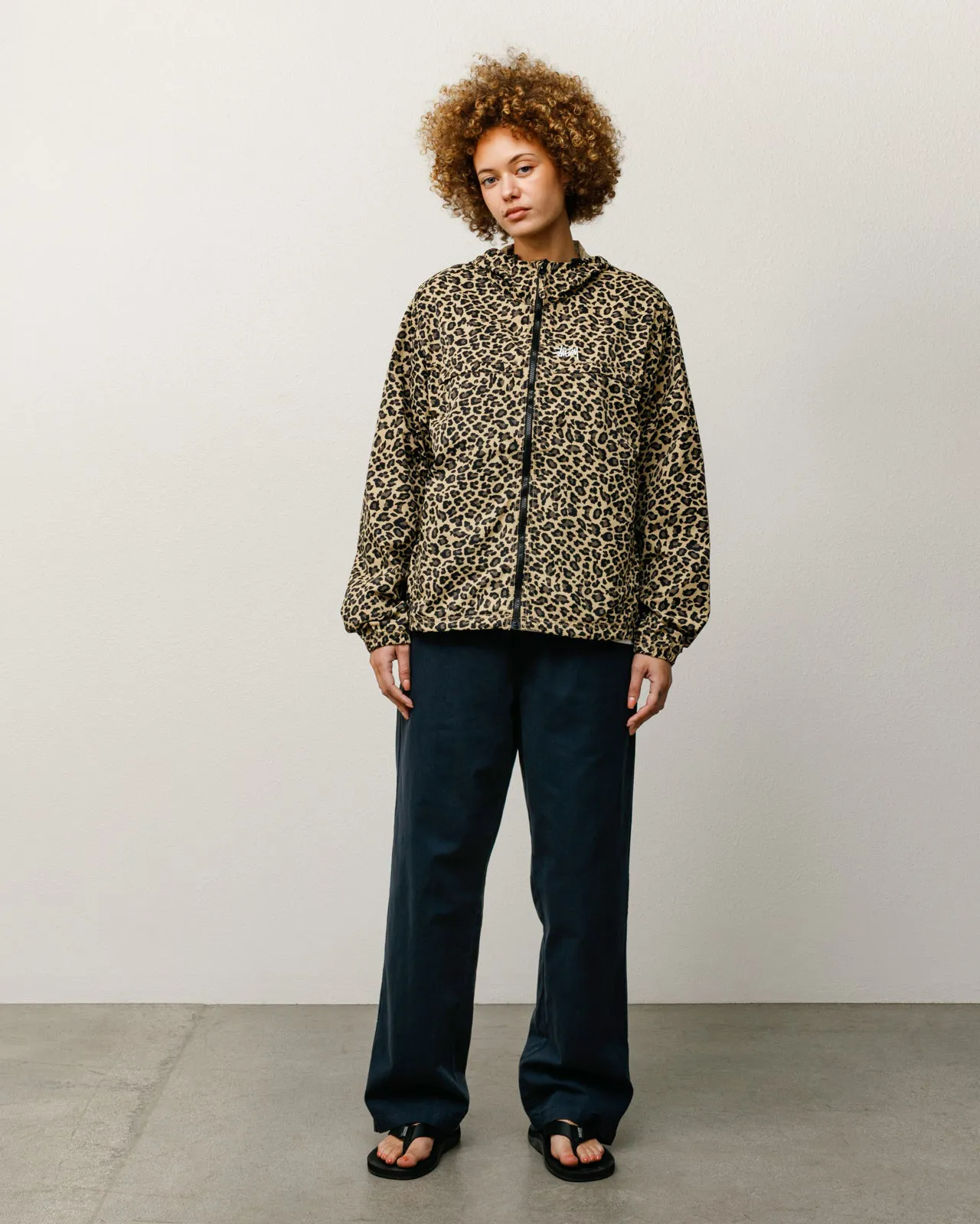 Stussy Lightweight Hooded Jacket, cheetah - Image 4