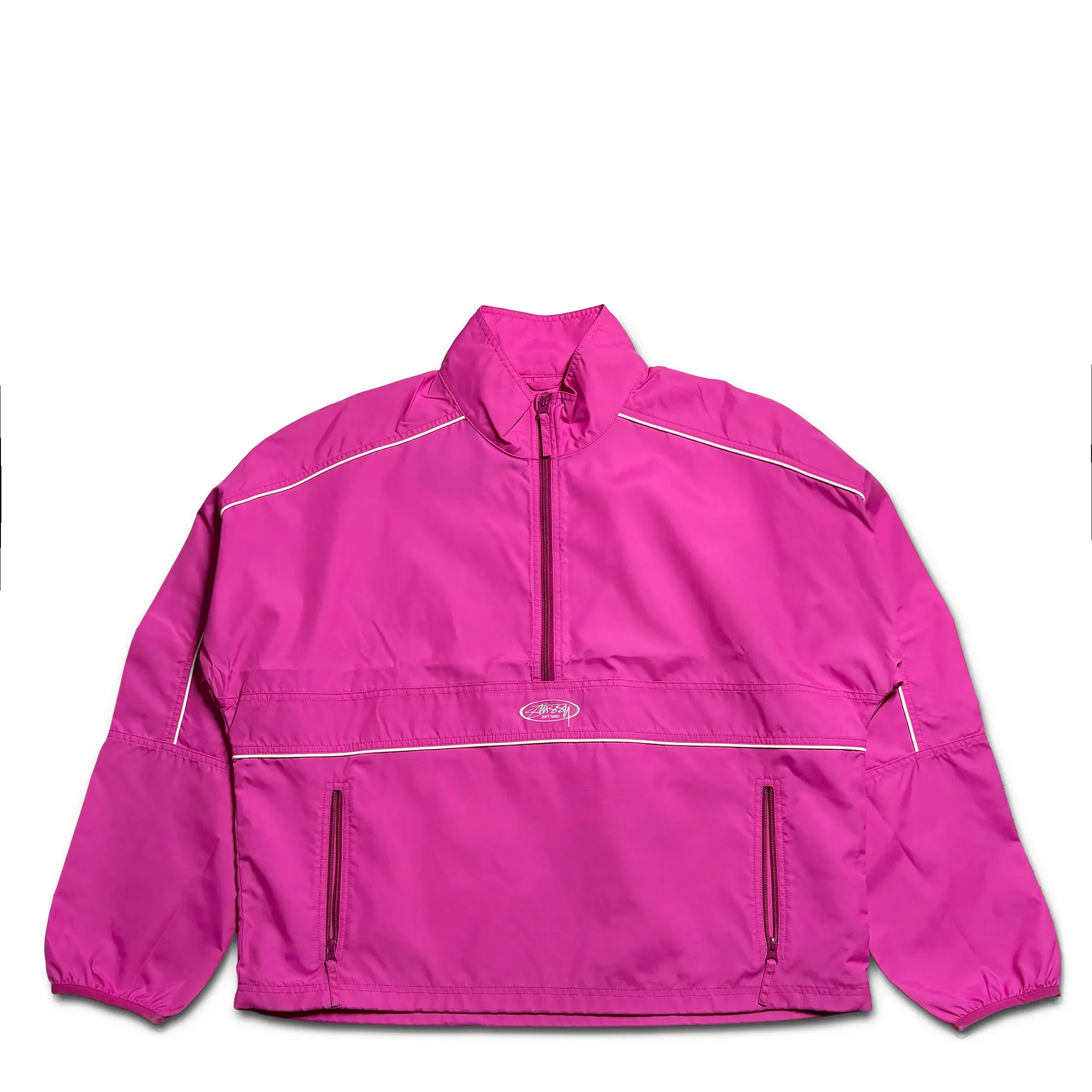 Stussy Lightweight Pullover Jacket, pink