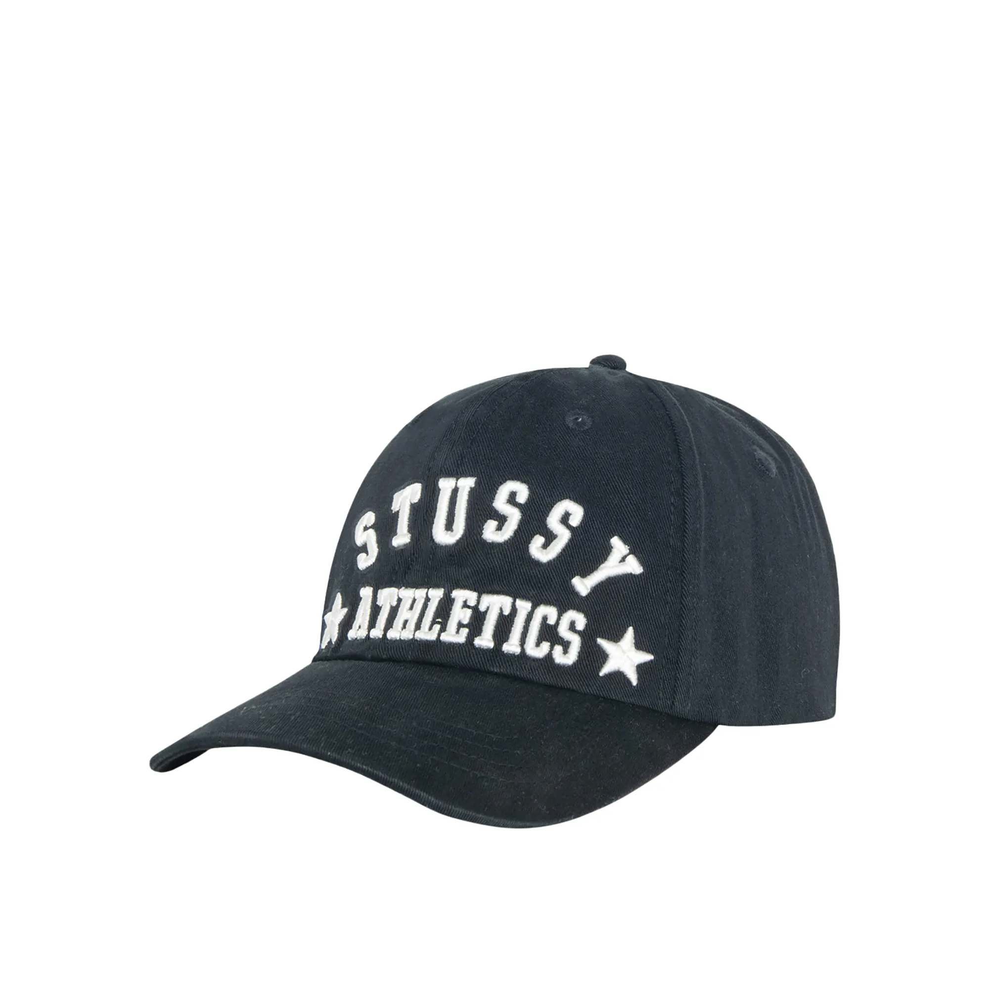Stussy Low Profile Athletics Strapback Cap, black