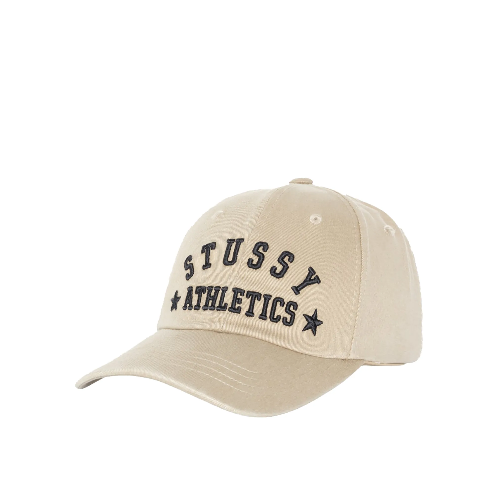 Stussy Low Profile Athletics Strapback Cap, khaki