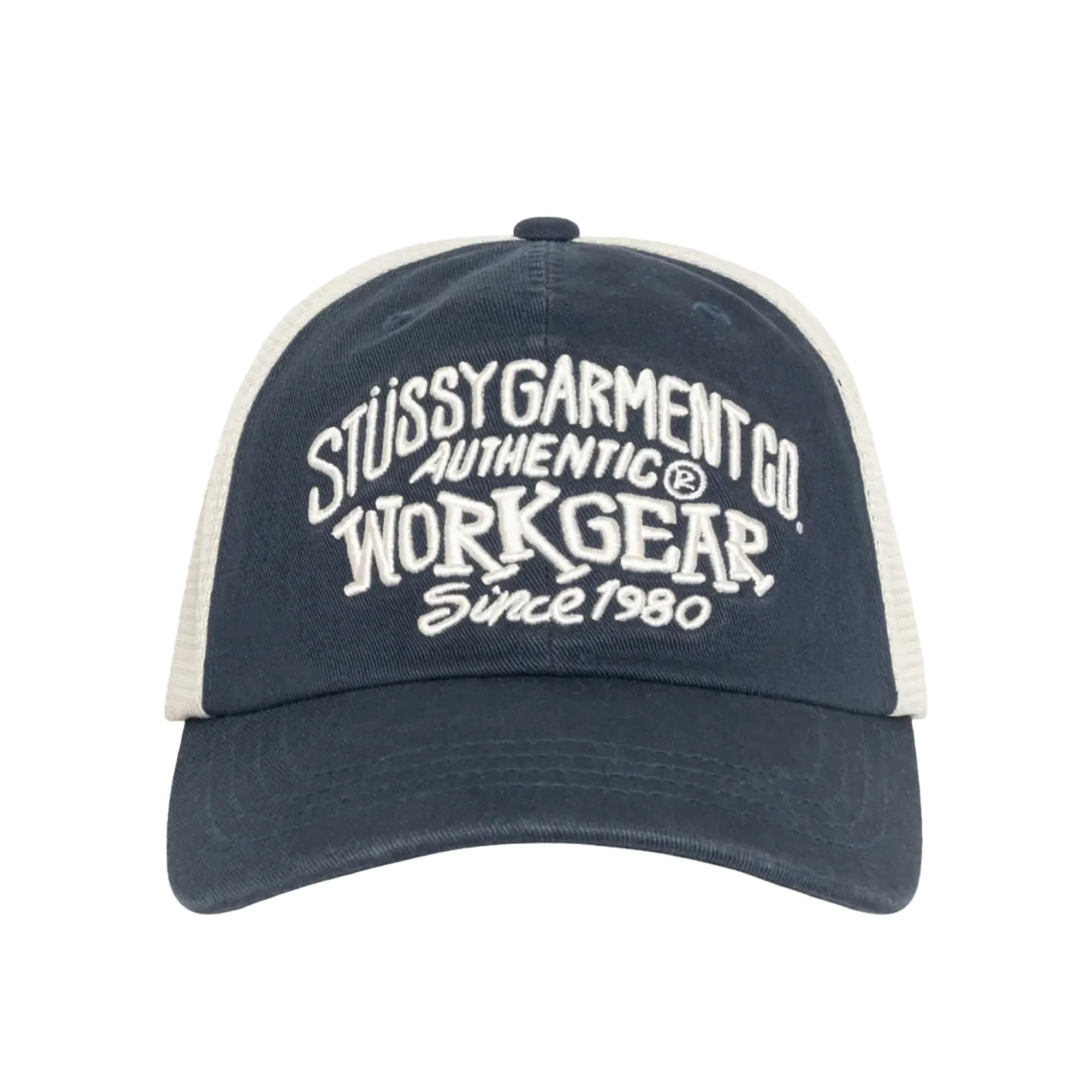 Stussy Low Profile Workgear Strapback Cap, navy - Image 3