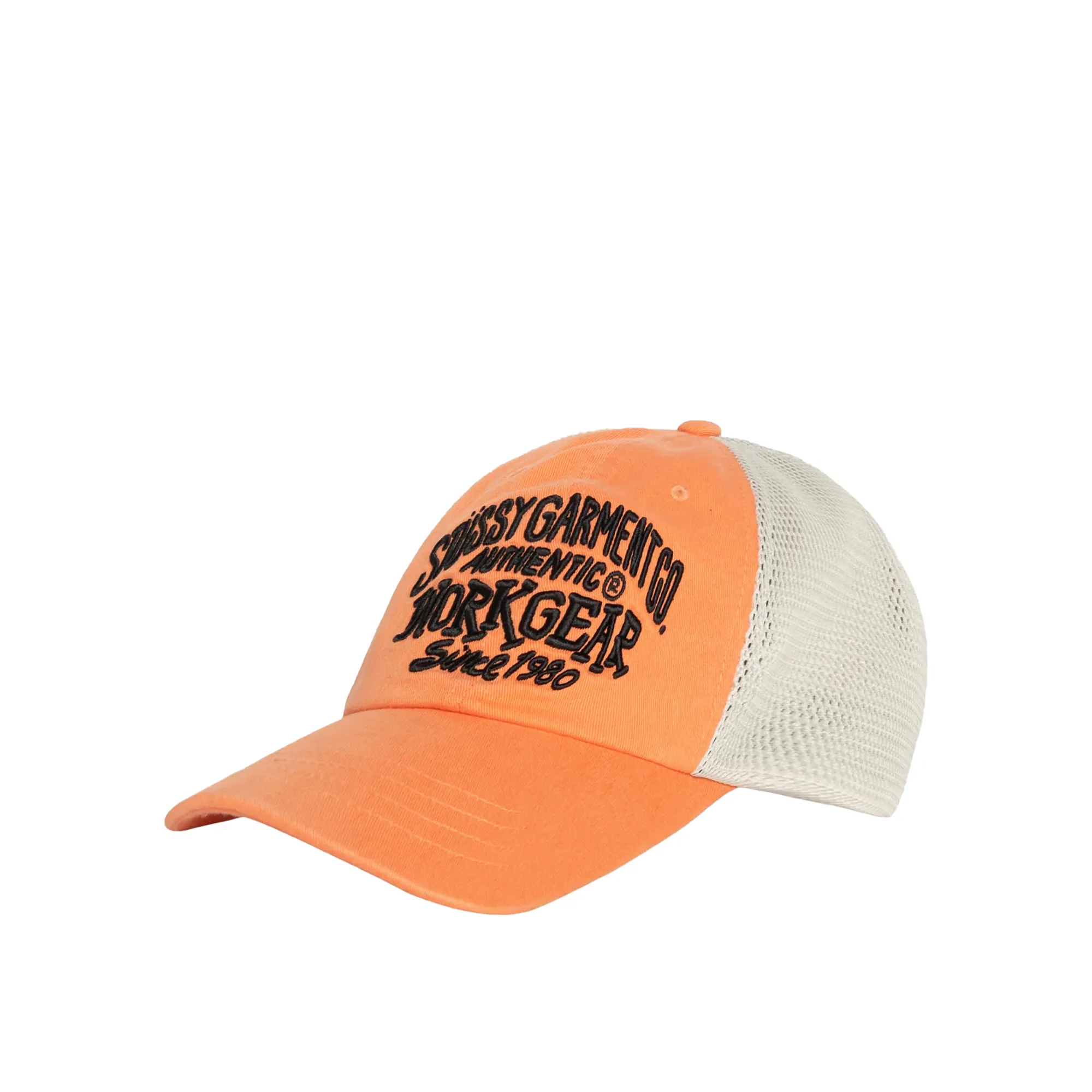 Stussy Low Profile Workgear Strapback Cap, orange
