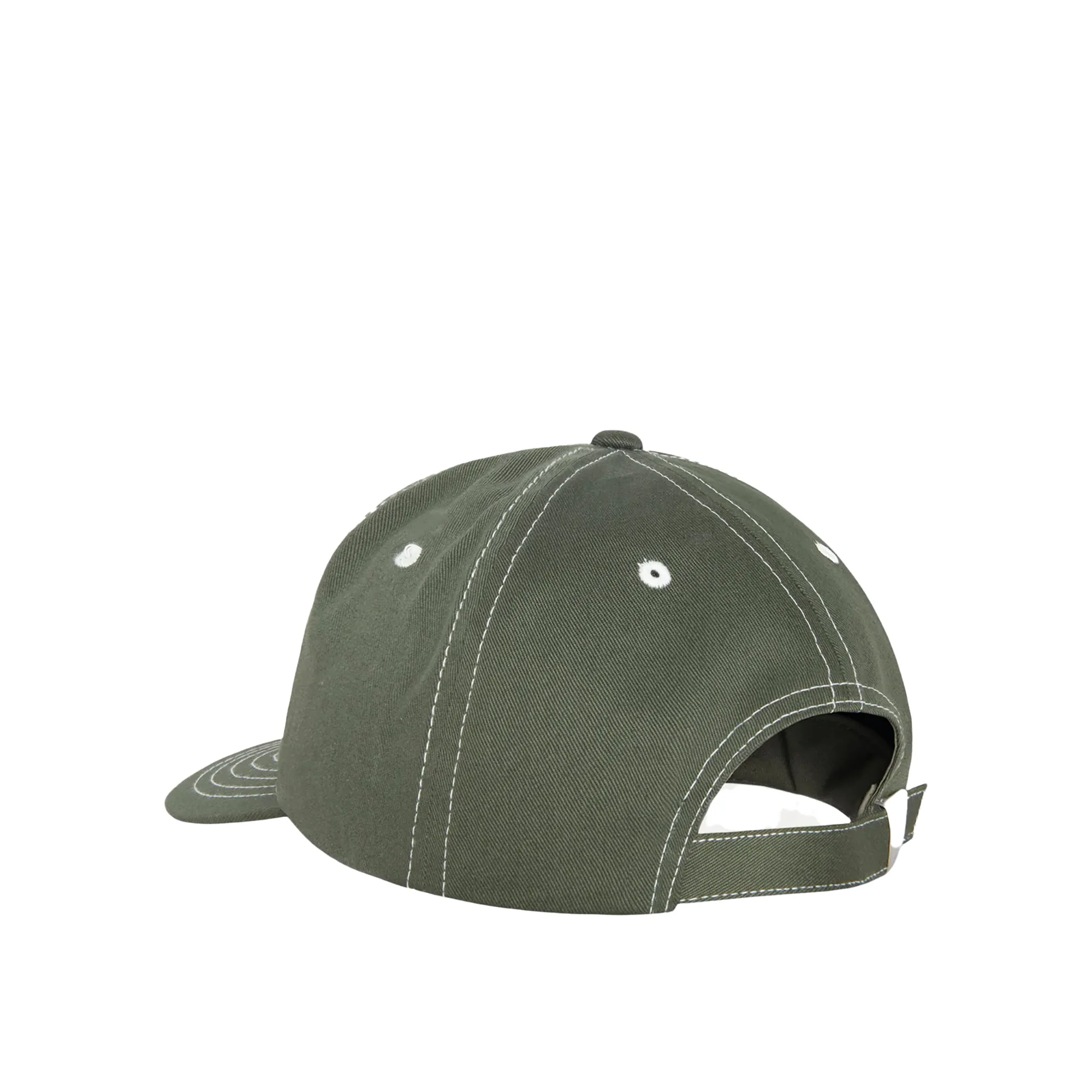 Stussy Mid Depth Int. Crown Strapback Cap, dark olive - Image 2