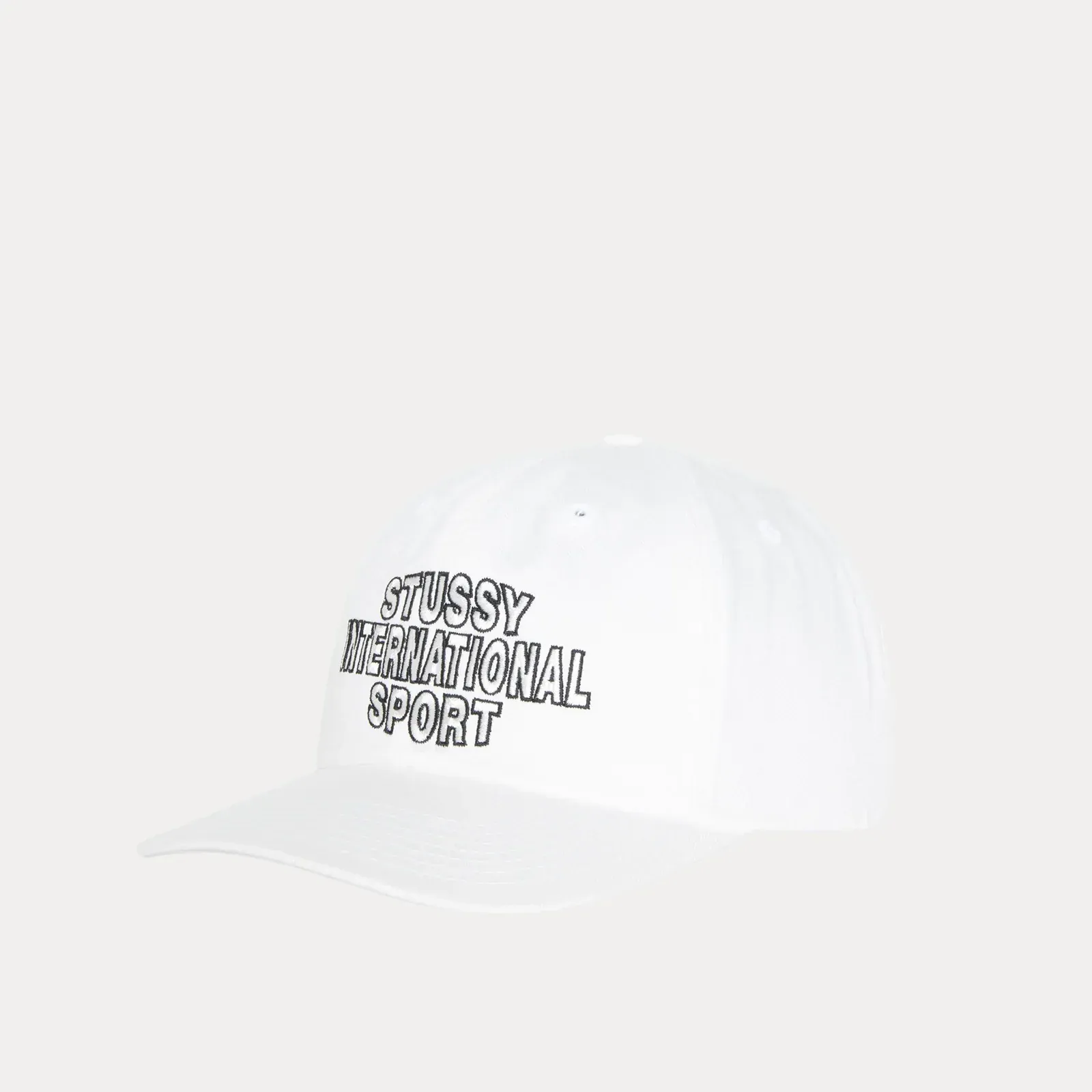 Stussy Mid Depth Int. Sport Strapback Cap, white