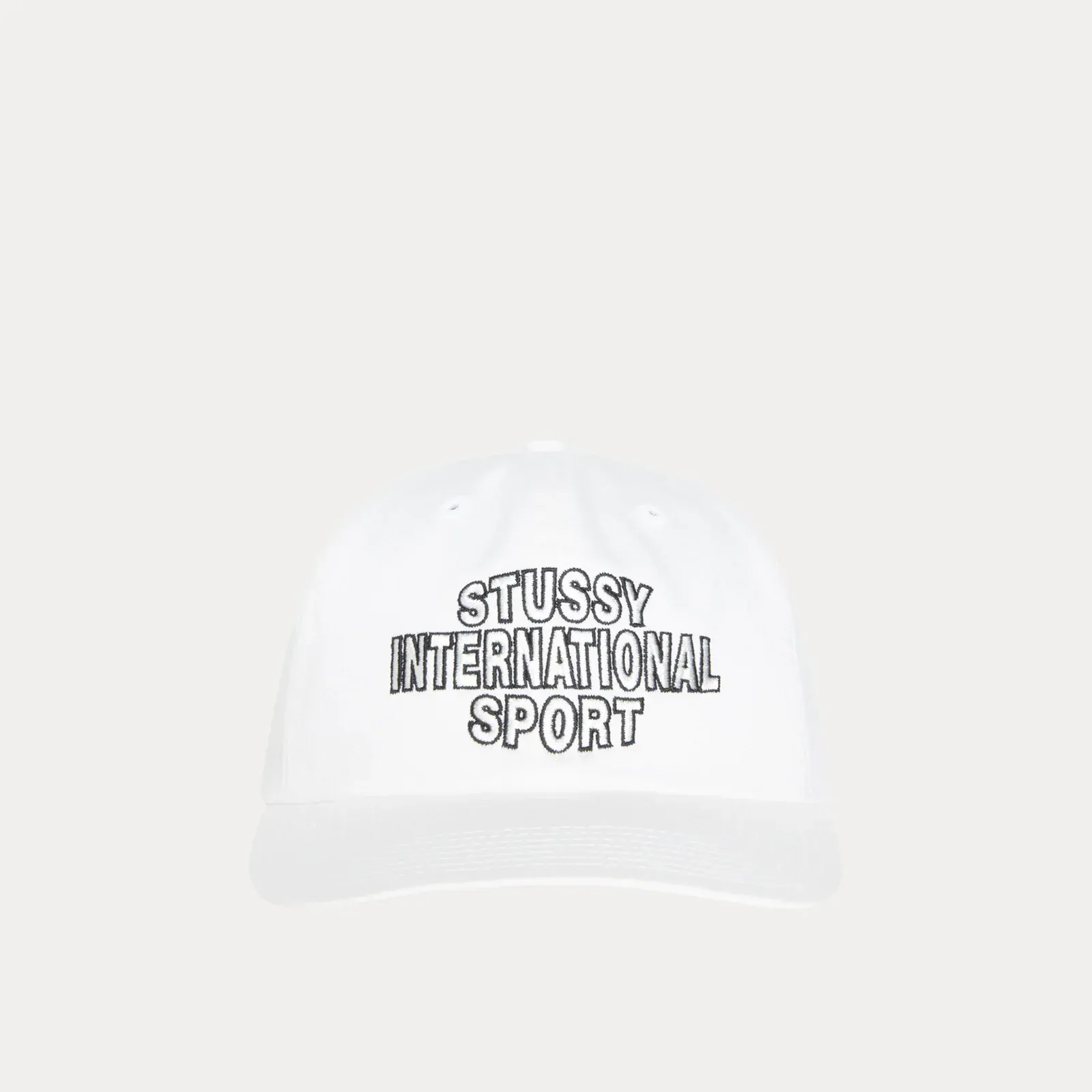 Stussy Mid Depth Int. Sport Strapback Cap, white - Image 3