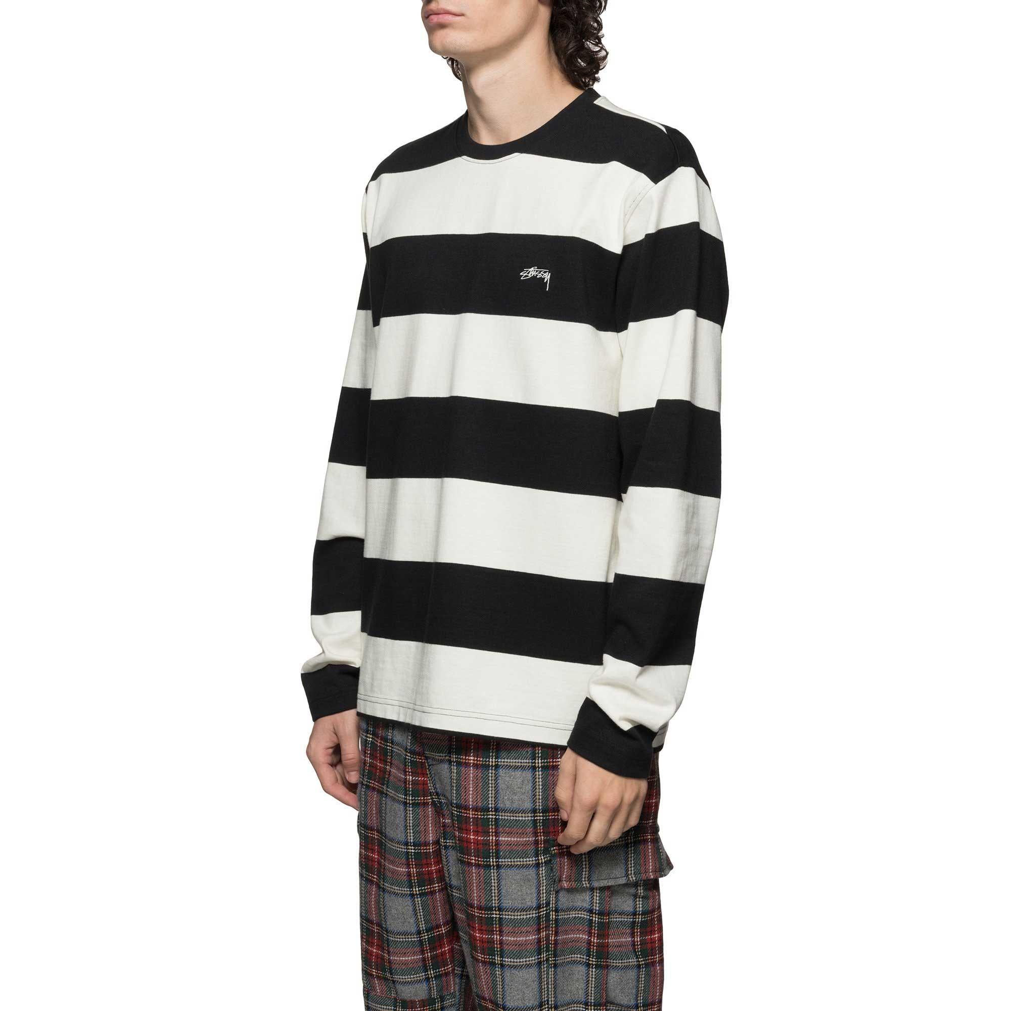 Stussy Mens Bold Stripe crew - Image 2