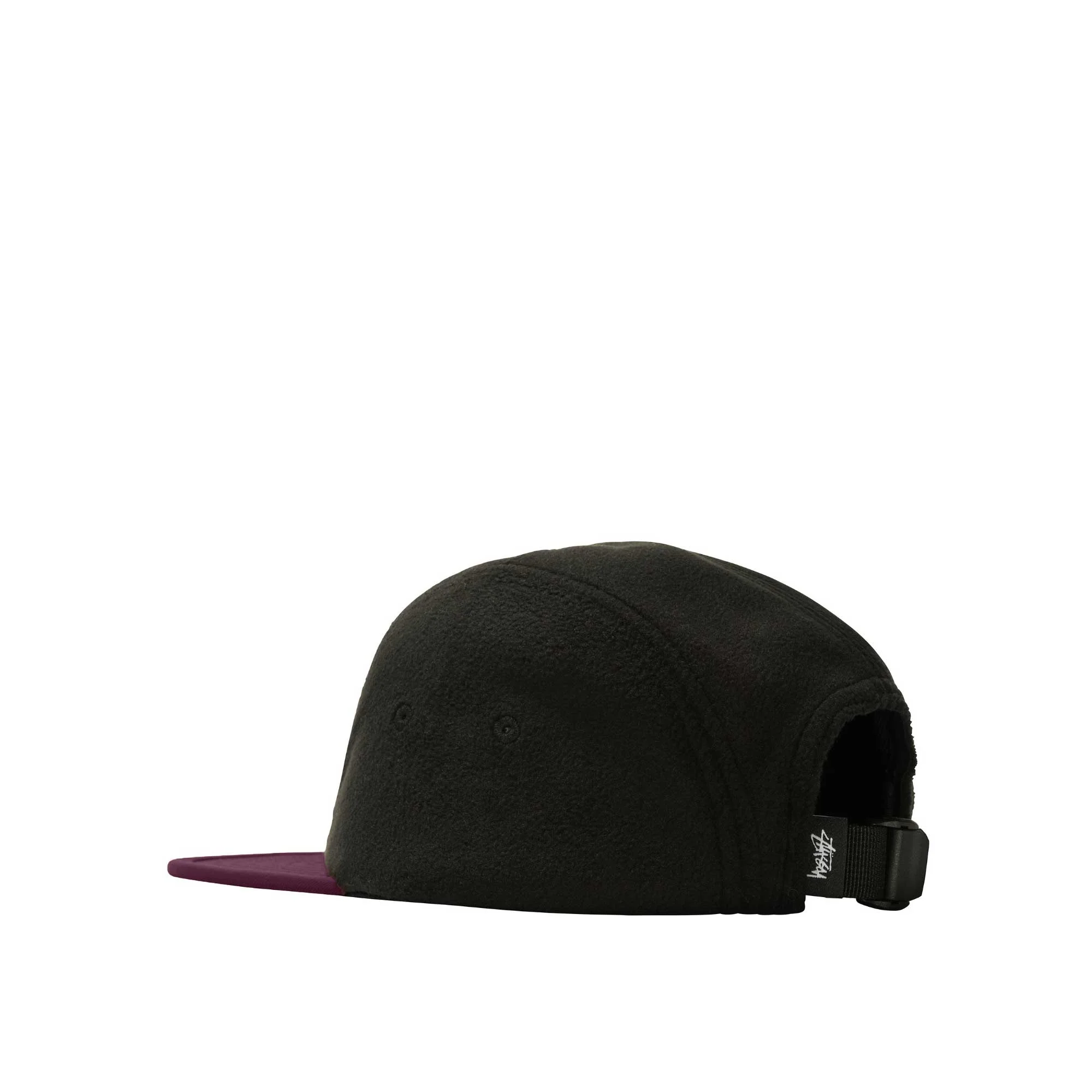 Stussy Mens Fleece Nylon Mix Camp cap, black - Image 2