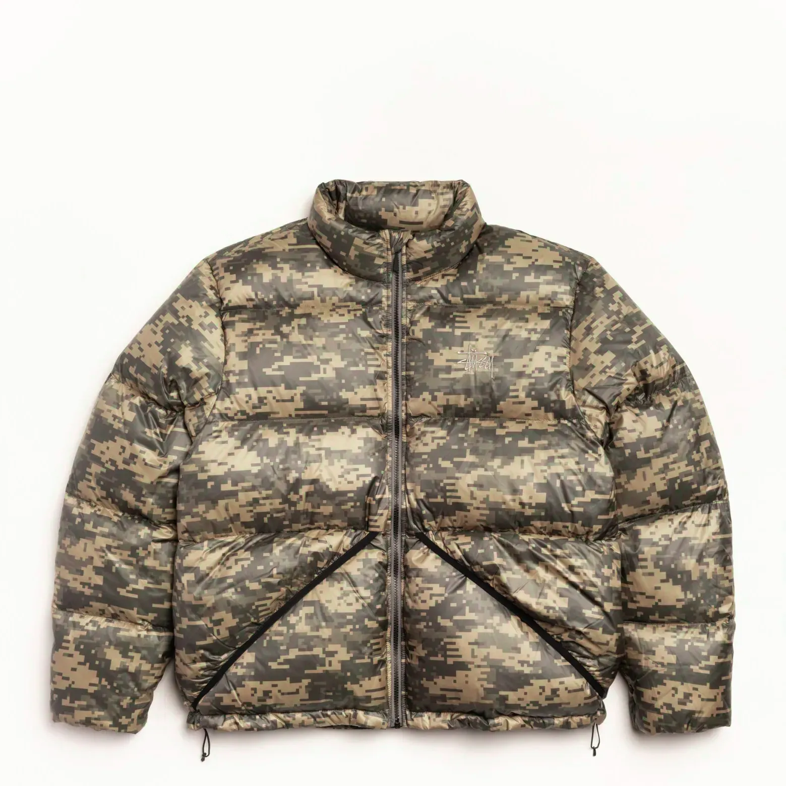 Stussy Micro Ripstop Mock Down Jacket, digi camo