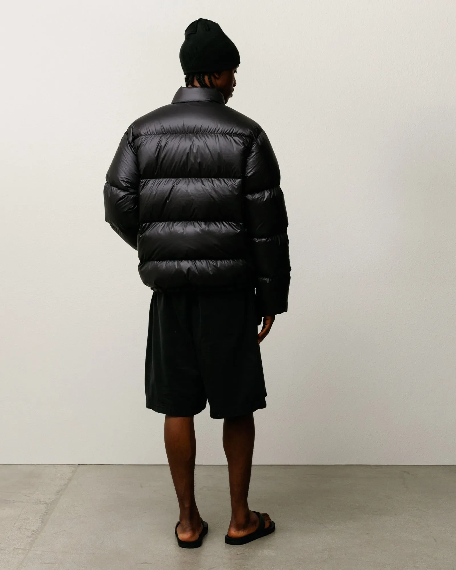 Stussy Micro Ripstop Mock Down Jacket, jet black - Image 6