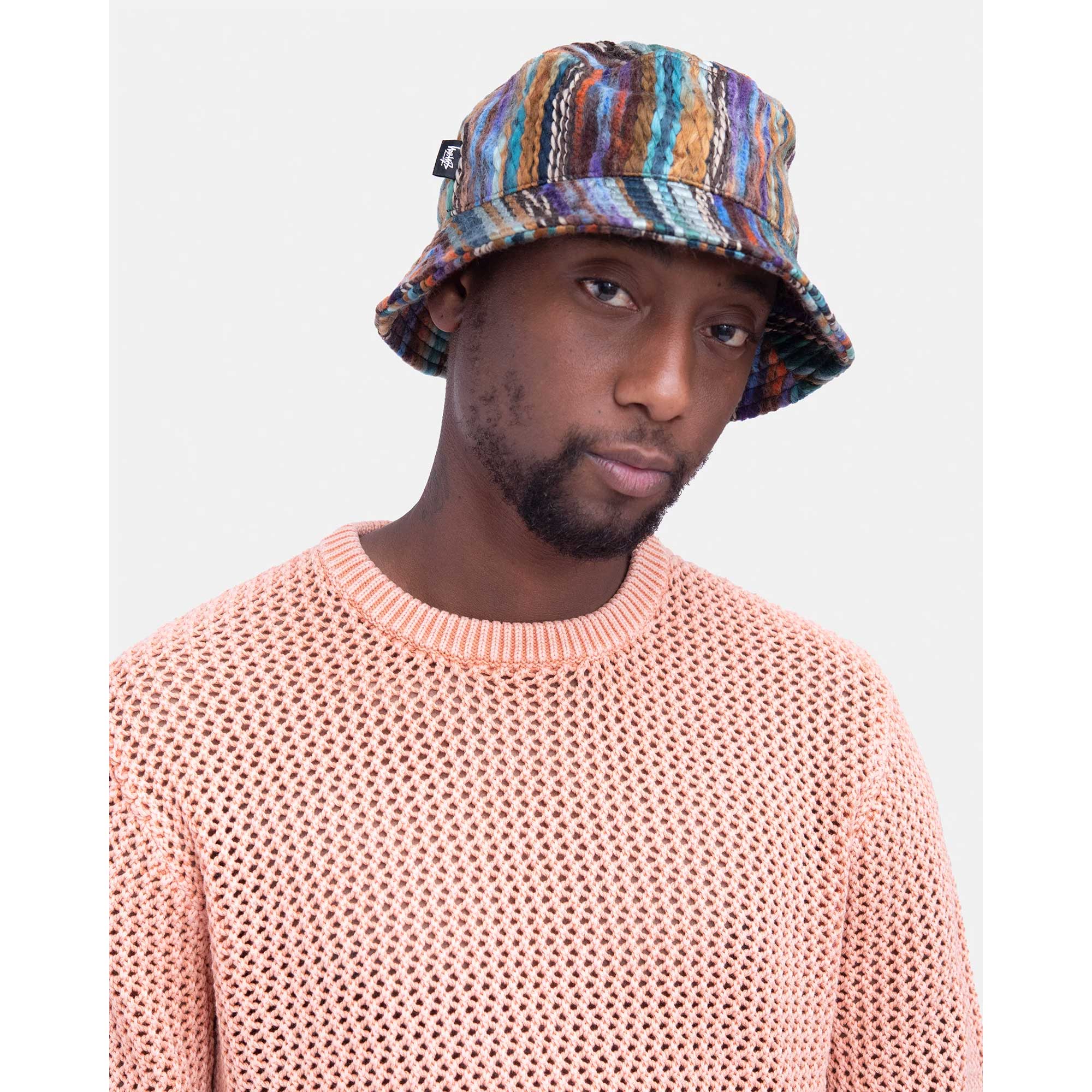 Stussy Mixed Yarn Stock Bucket Hat - Image 3