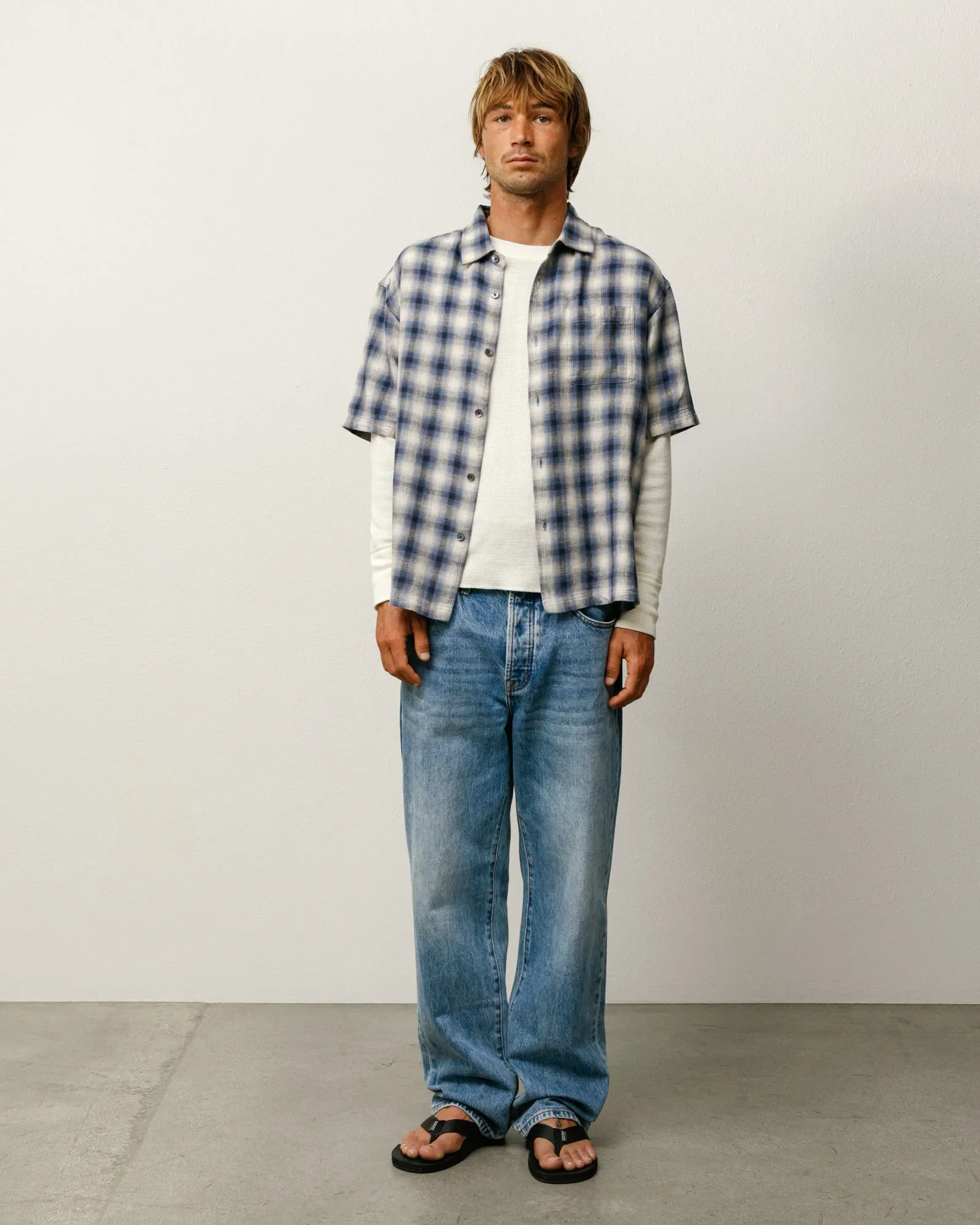 Stussy New Classic Jean Denim, indigo stone wash - Image 2