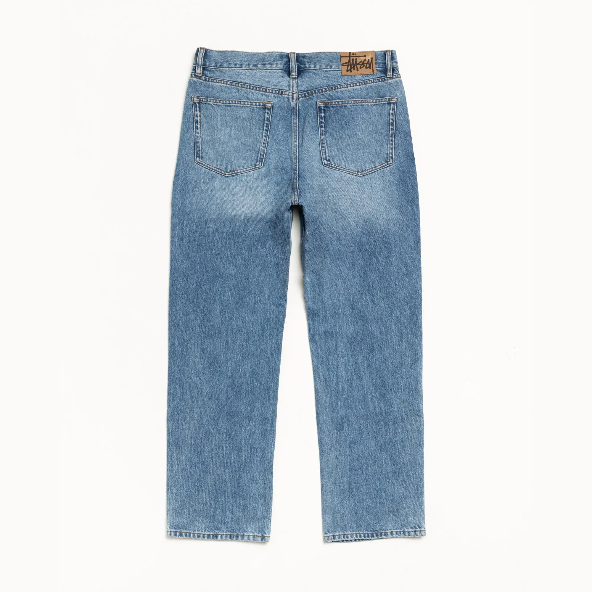 Stussy New Classic Jean Denim, indigo stone wash - Image 9
