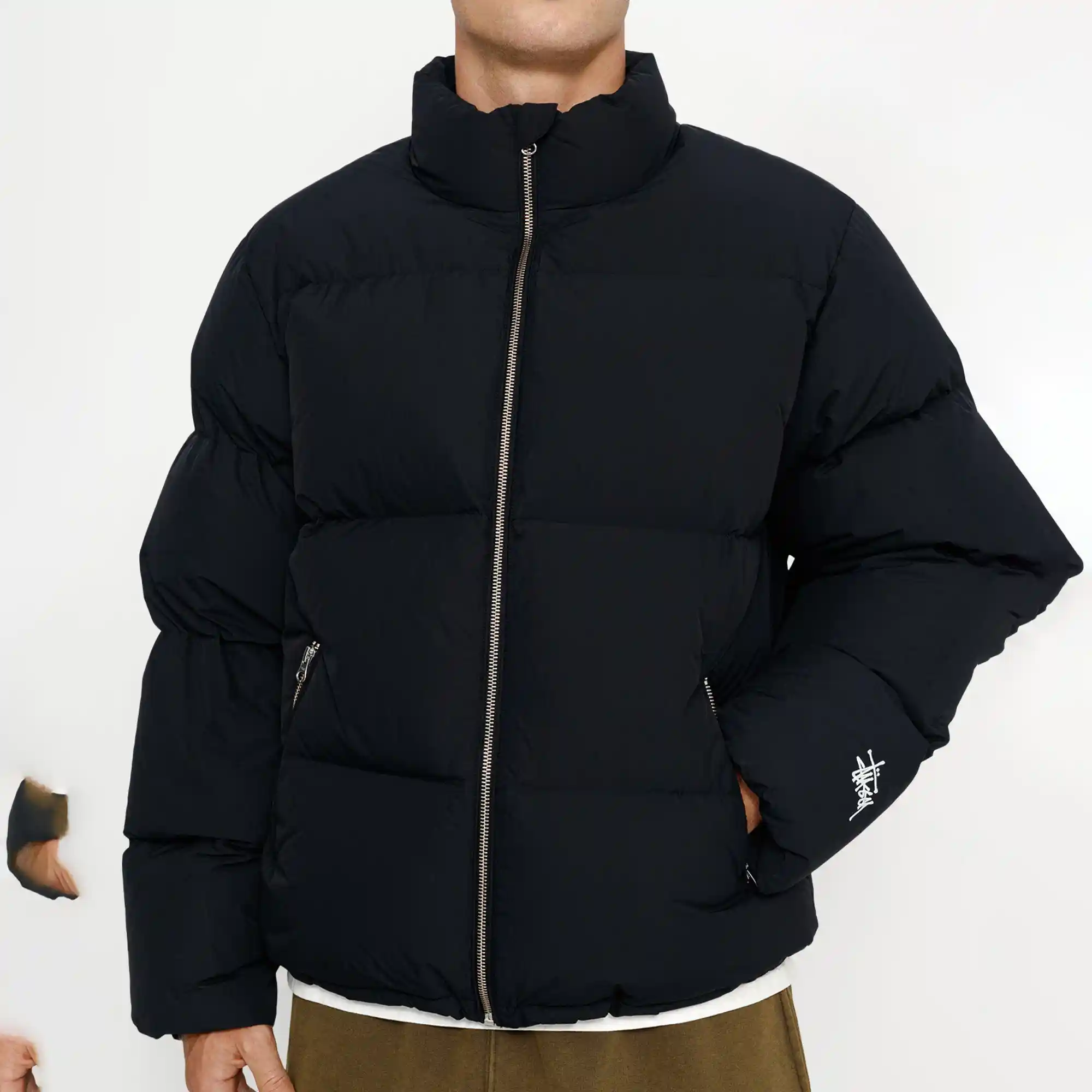 Stussy Nylon Down Puffer, black - Image 2