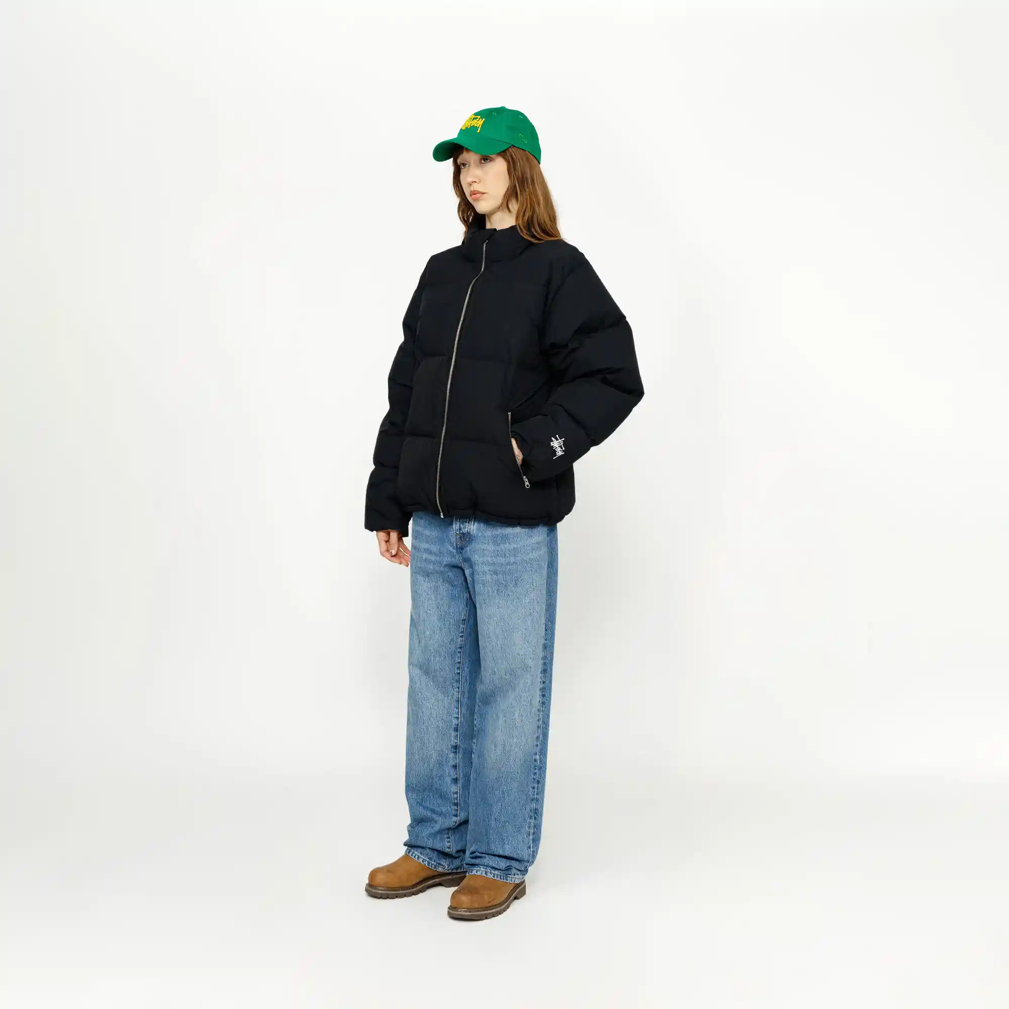 Stussy Nylon Down Puffer, black - Image 3