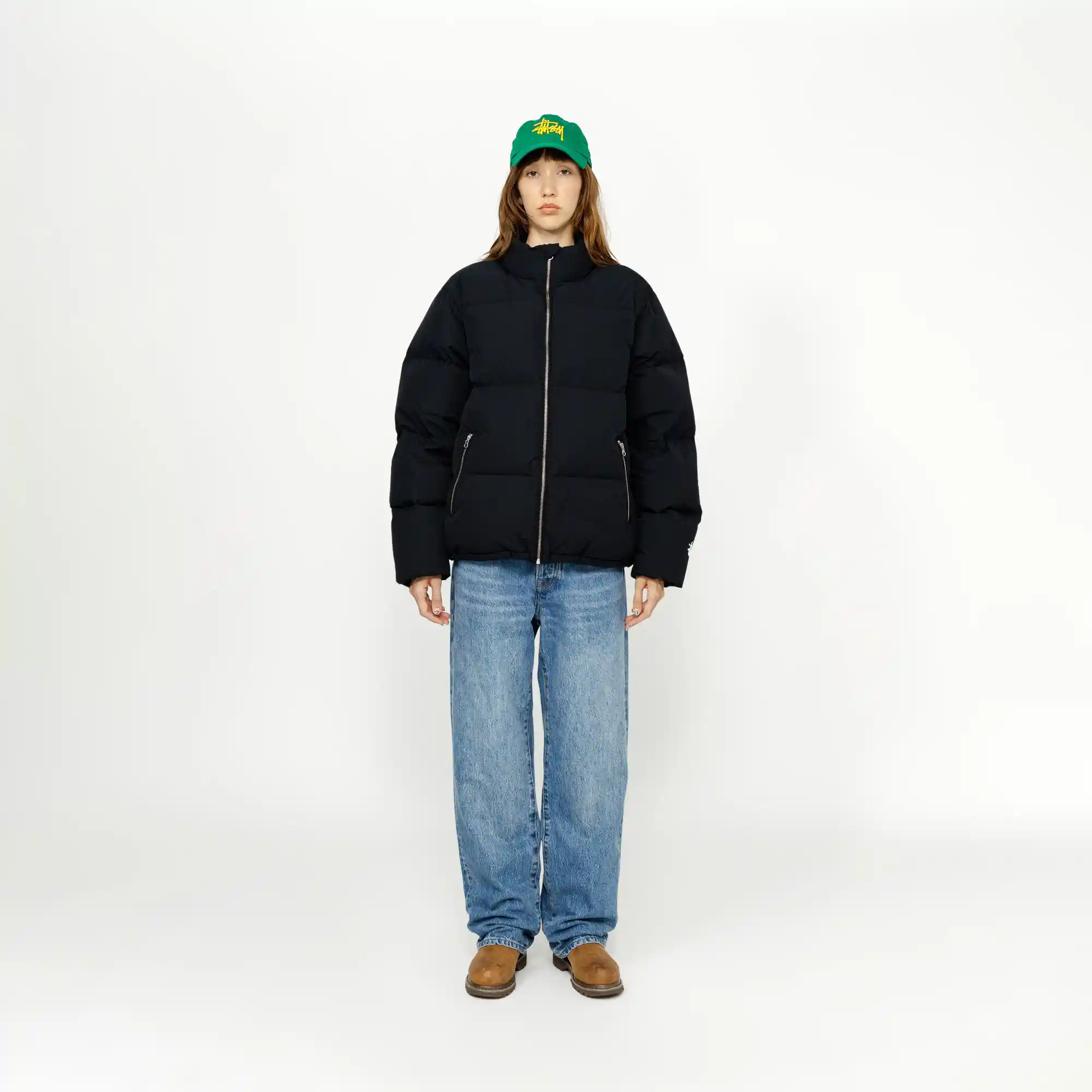 Stussy Nylon Down Puffer, black - Image 4