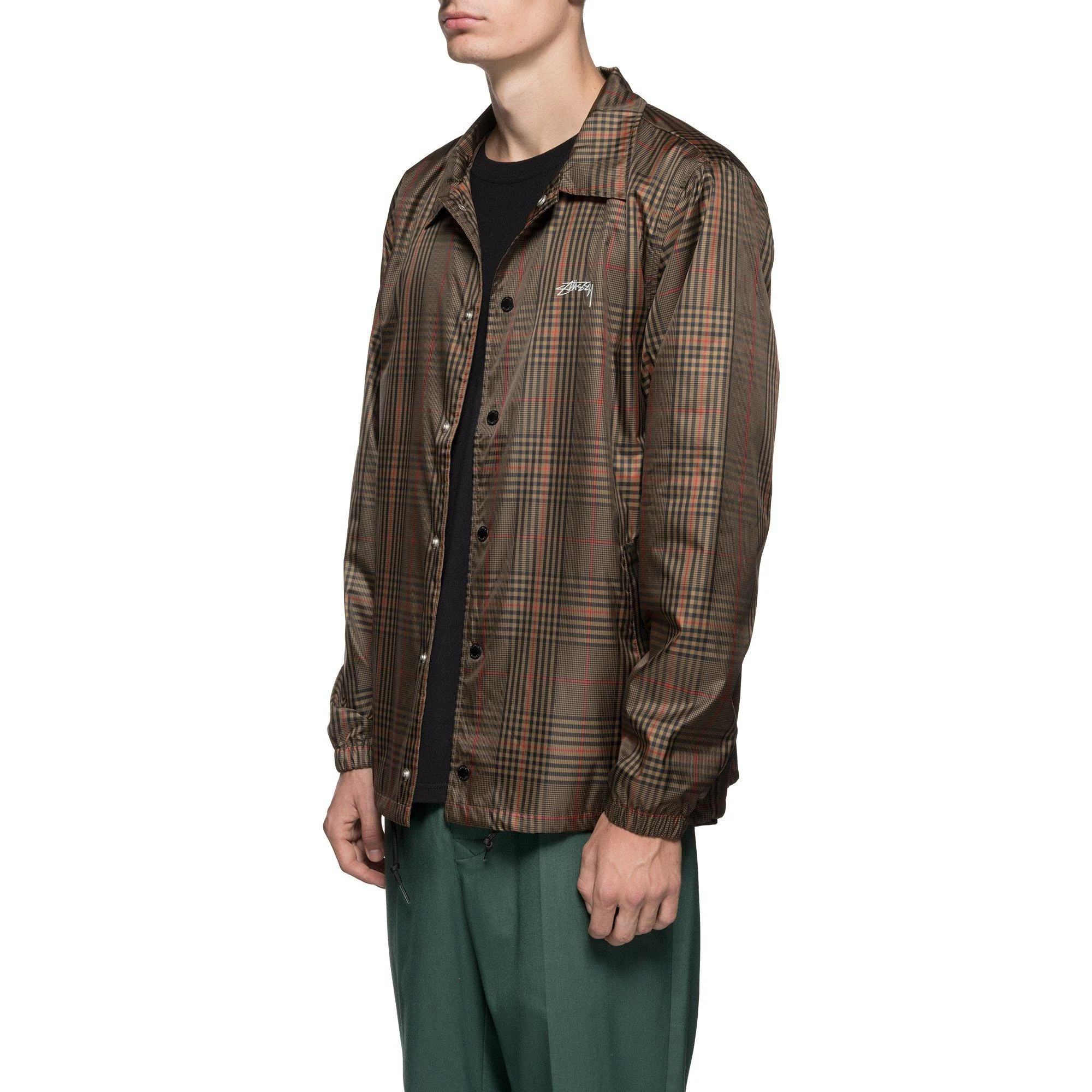 Stussy Plaid Coach Jacket - Image 3