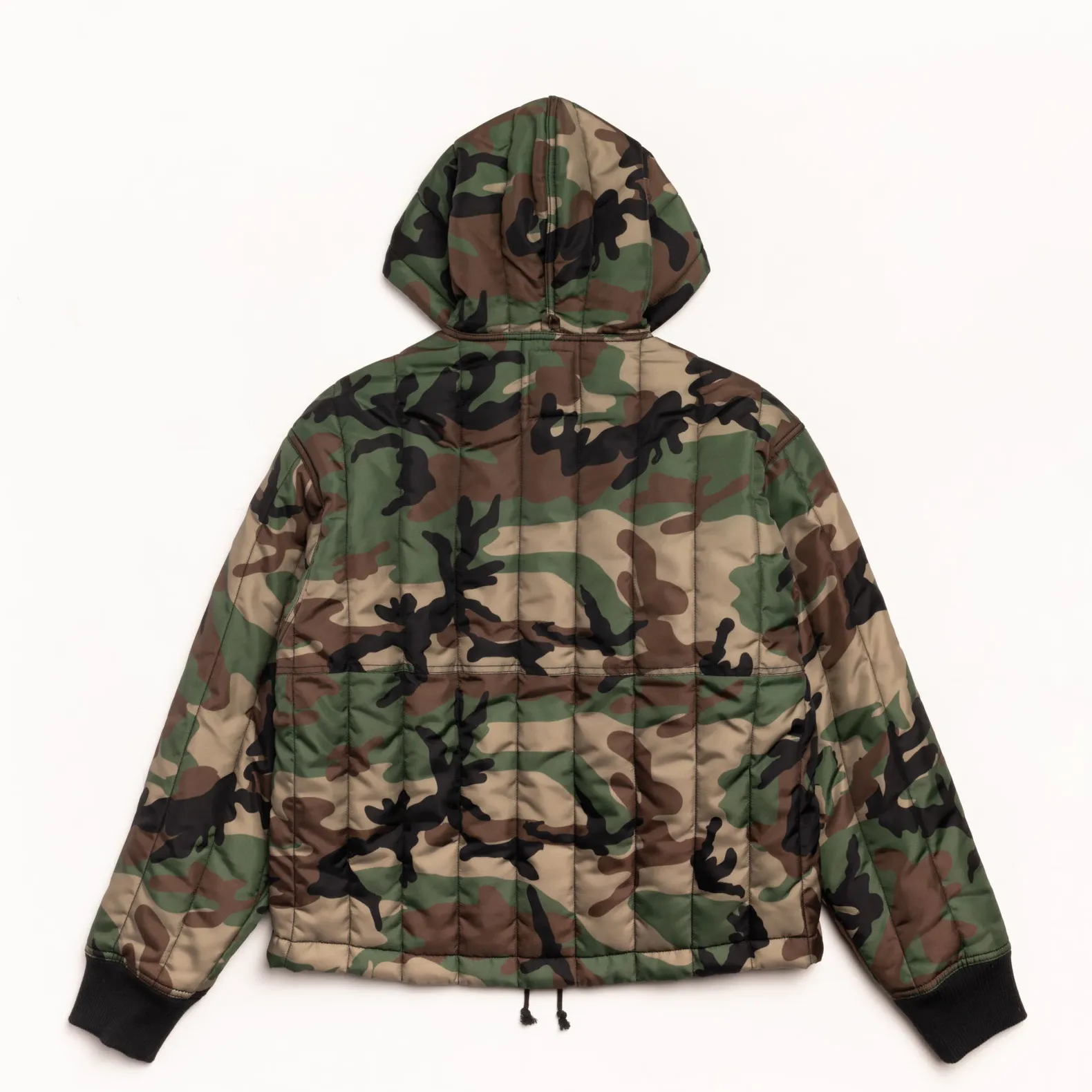 Stussy Quilted Nylon Work Jacket, woodland camo - Image 5