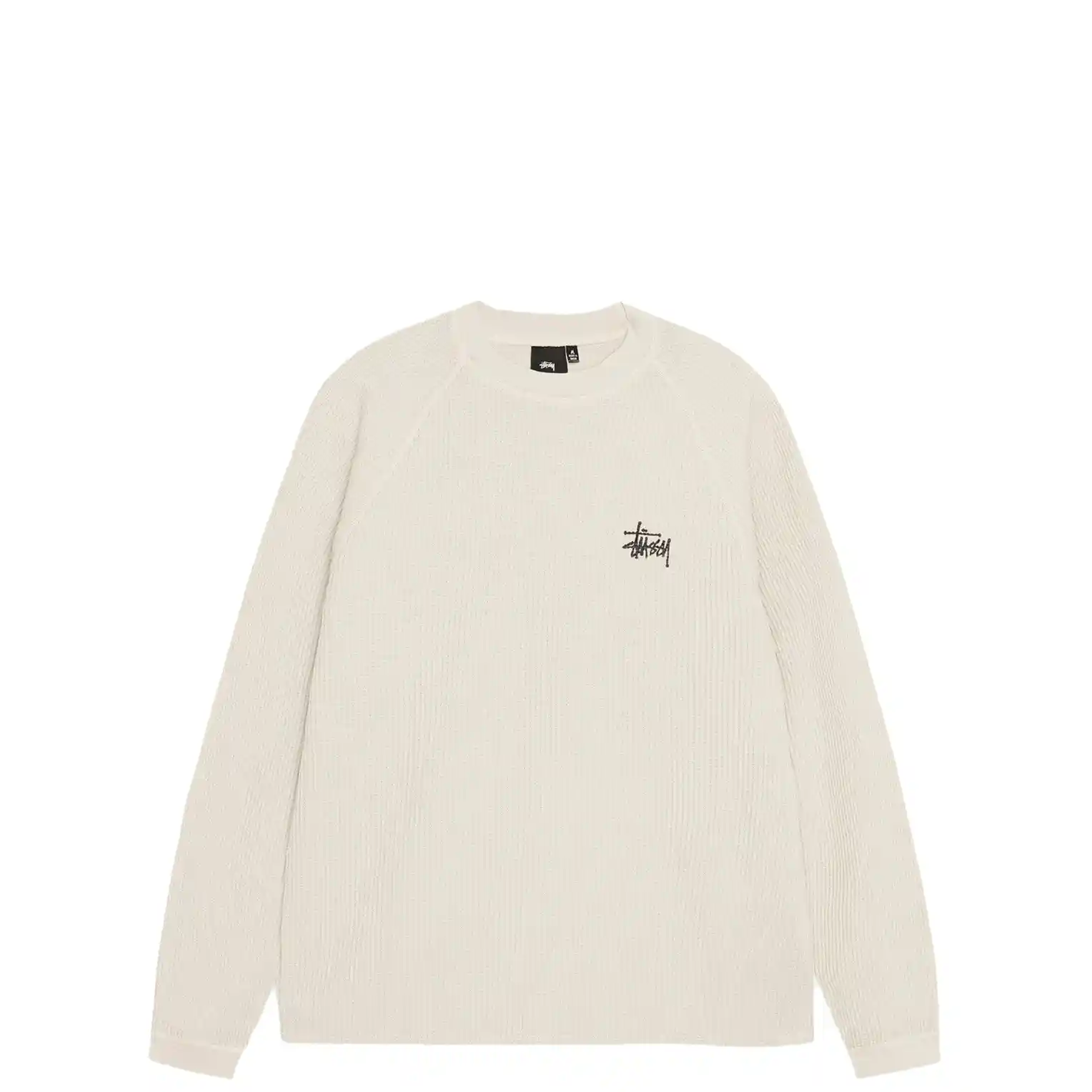 Stussy Raglan Thermal Basic Stock, bone - Image 6