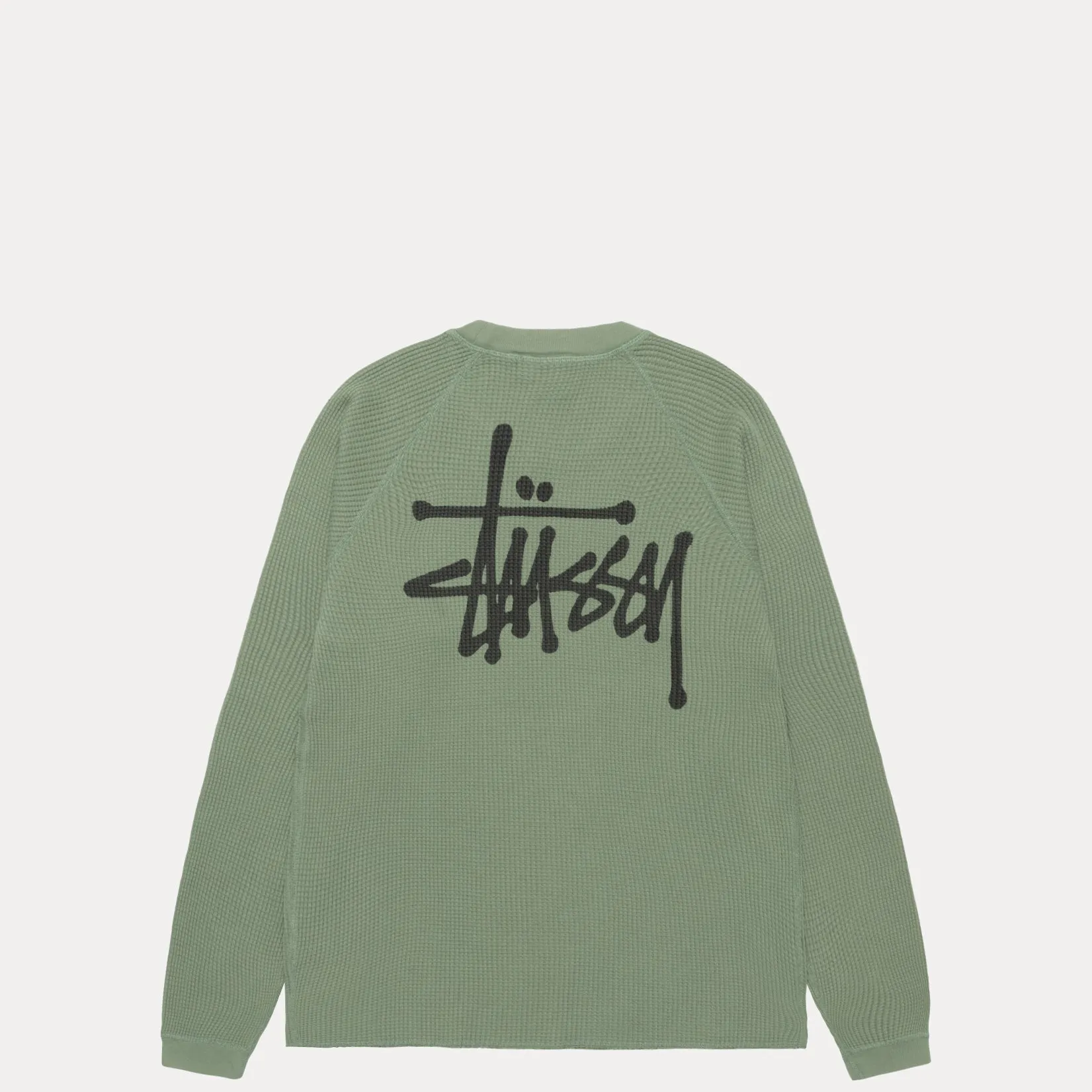 Stussy Raglan Thermal Basic Stock, sage