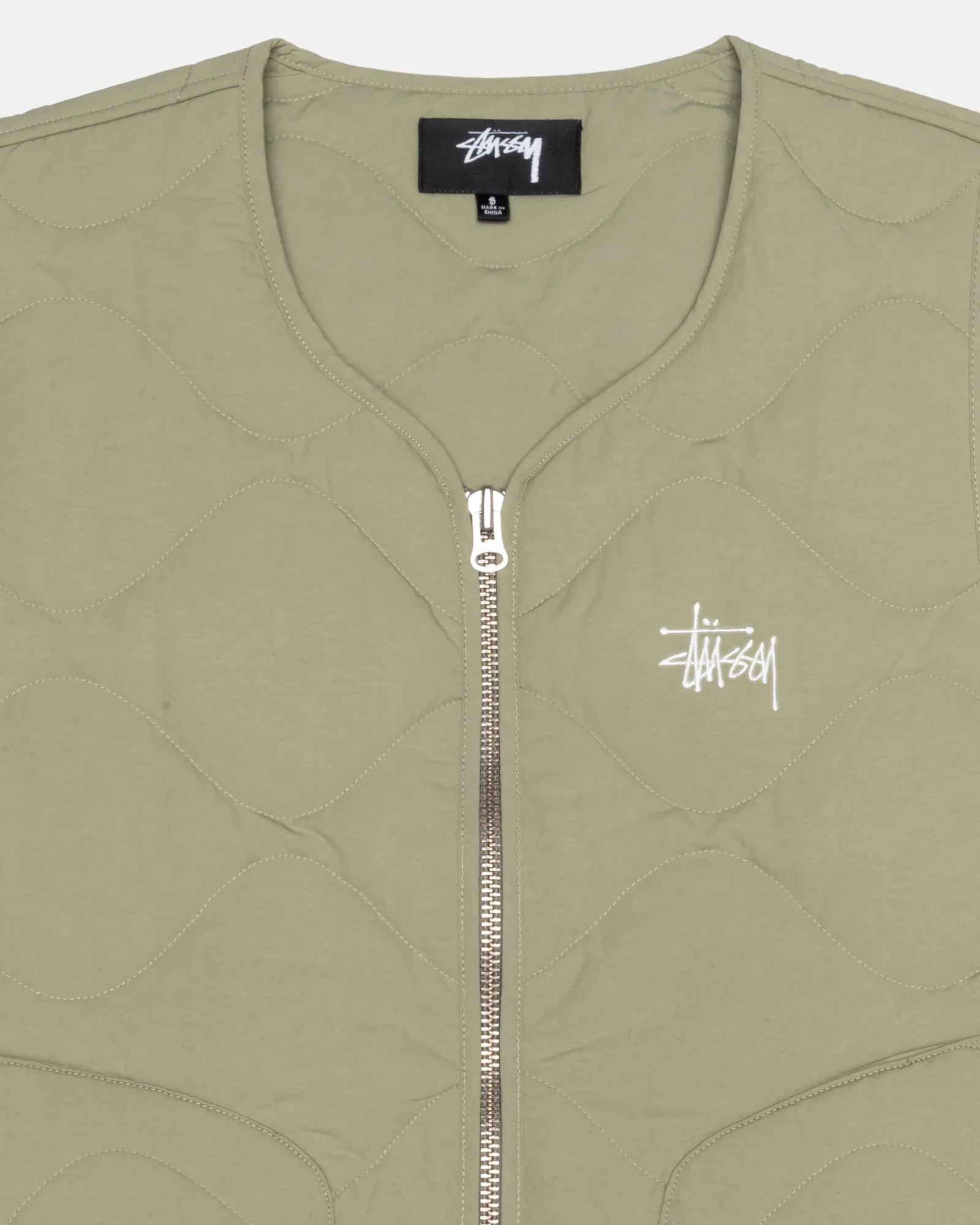 Stussy Recycled Nylon Liner Vest, coyote - Image 5