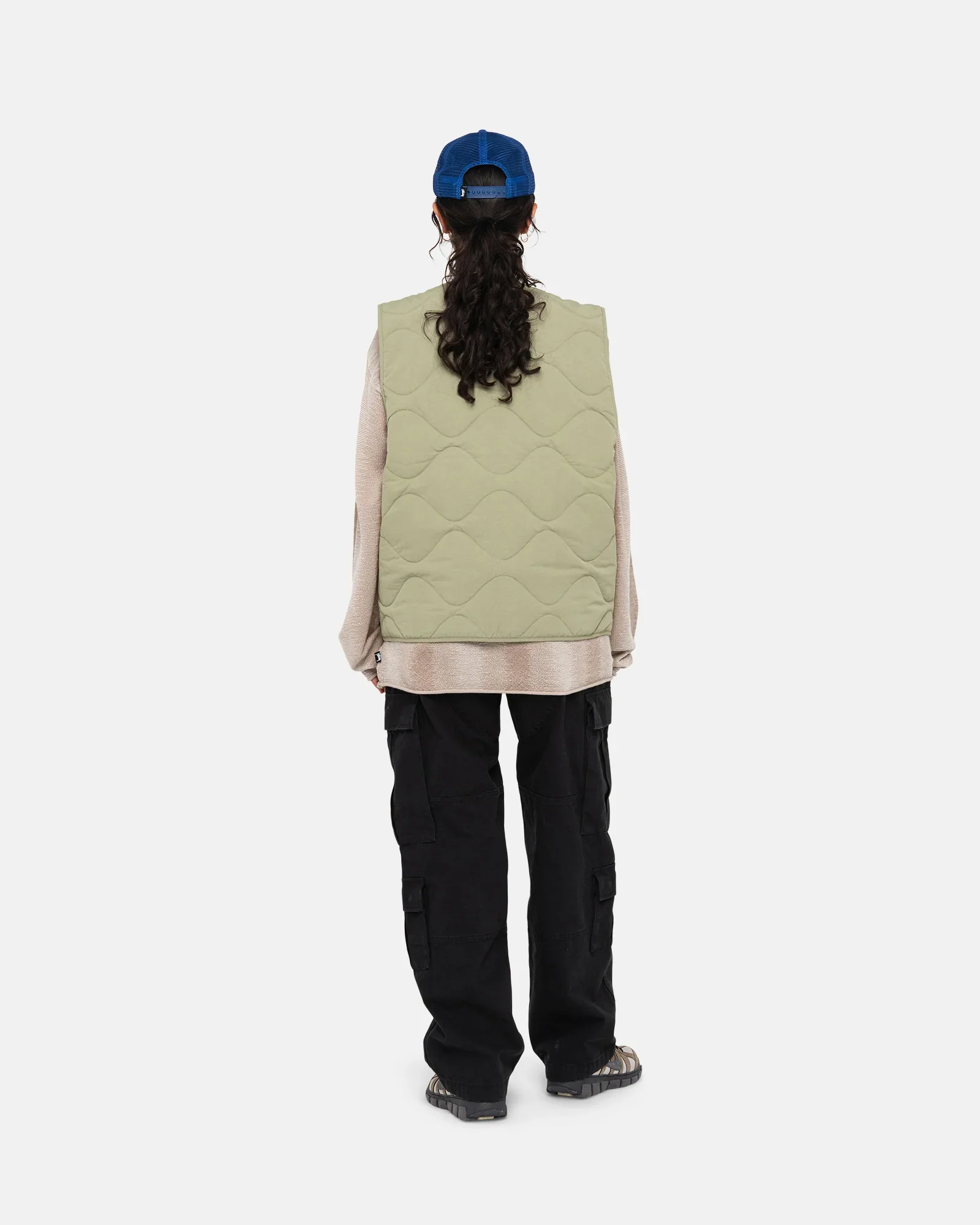 Stussy Recycled Nylon Liner Vest, coyote - Image 6
