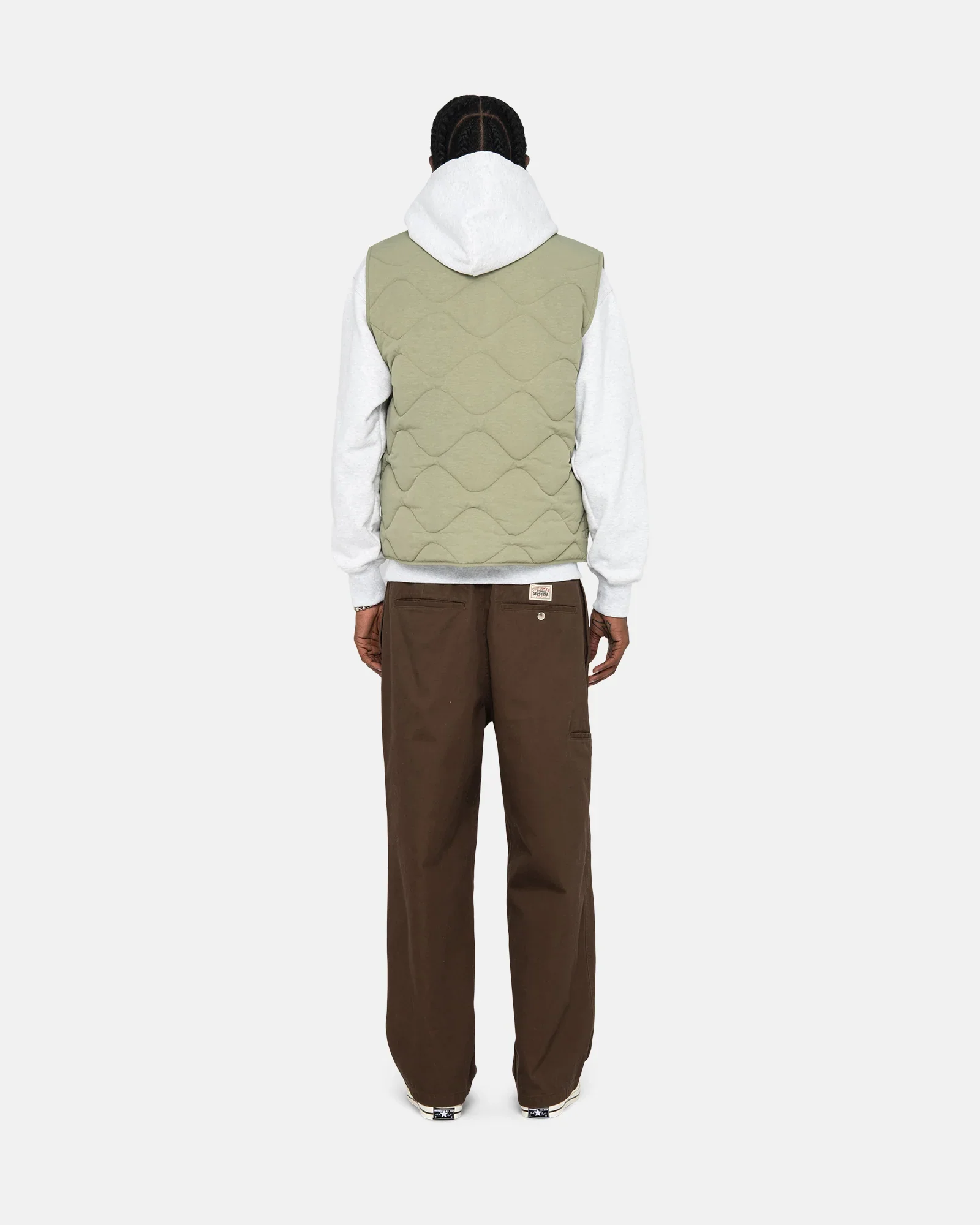 Stussy Recycled Nylon Liner Vest, coyote - Image 7