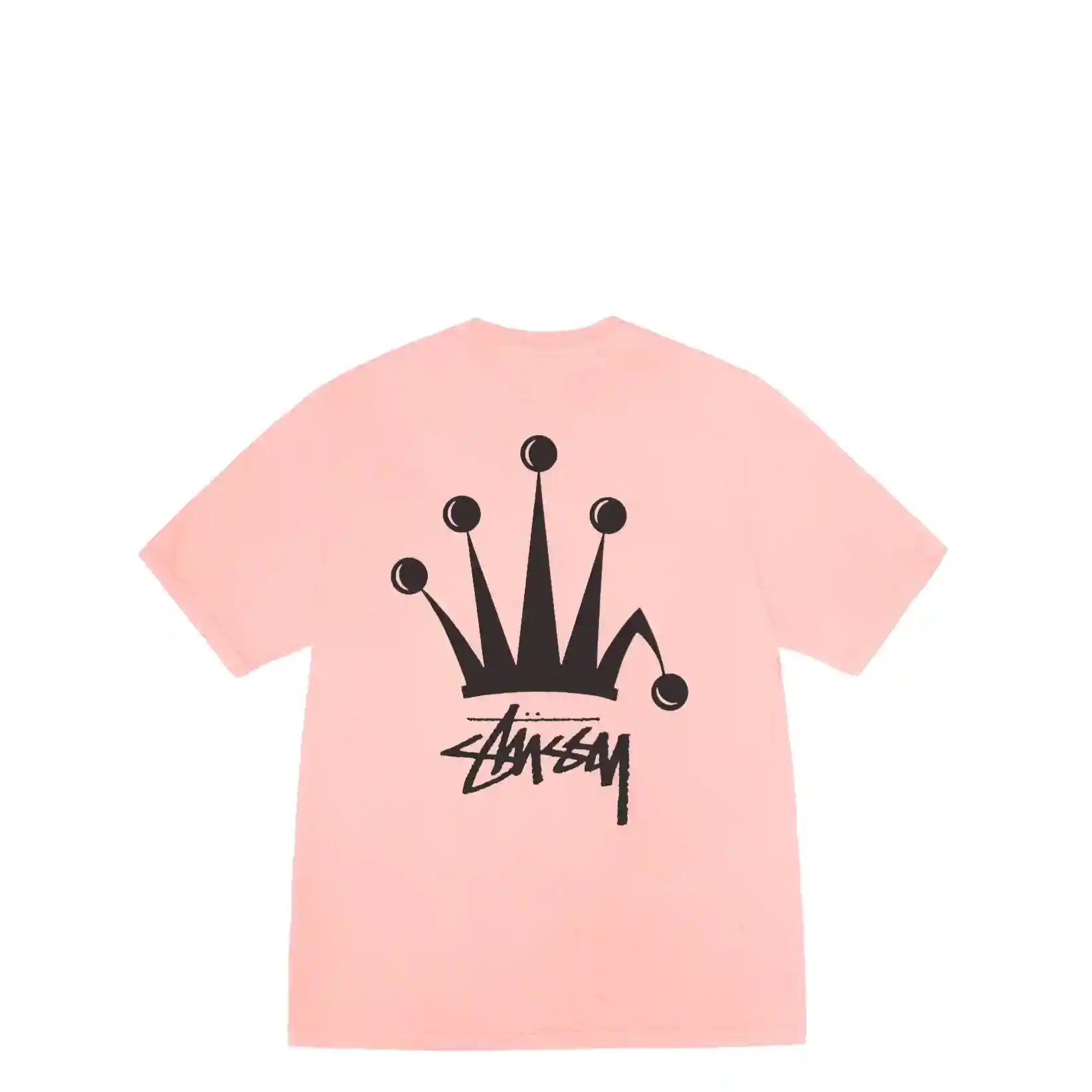 Stussy Regal Crown Pigment Dyed Tee, coral
