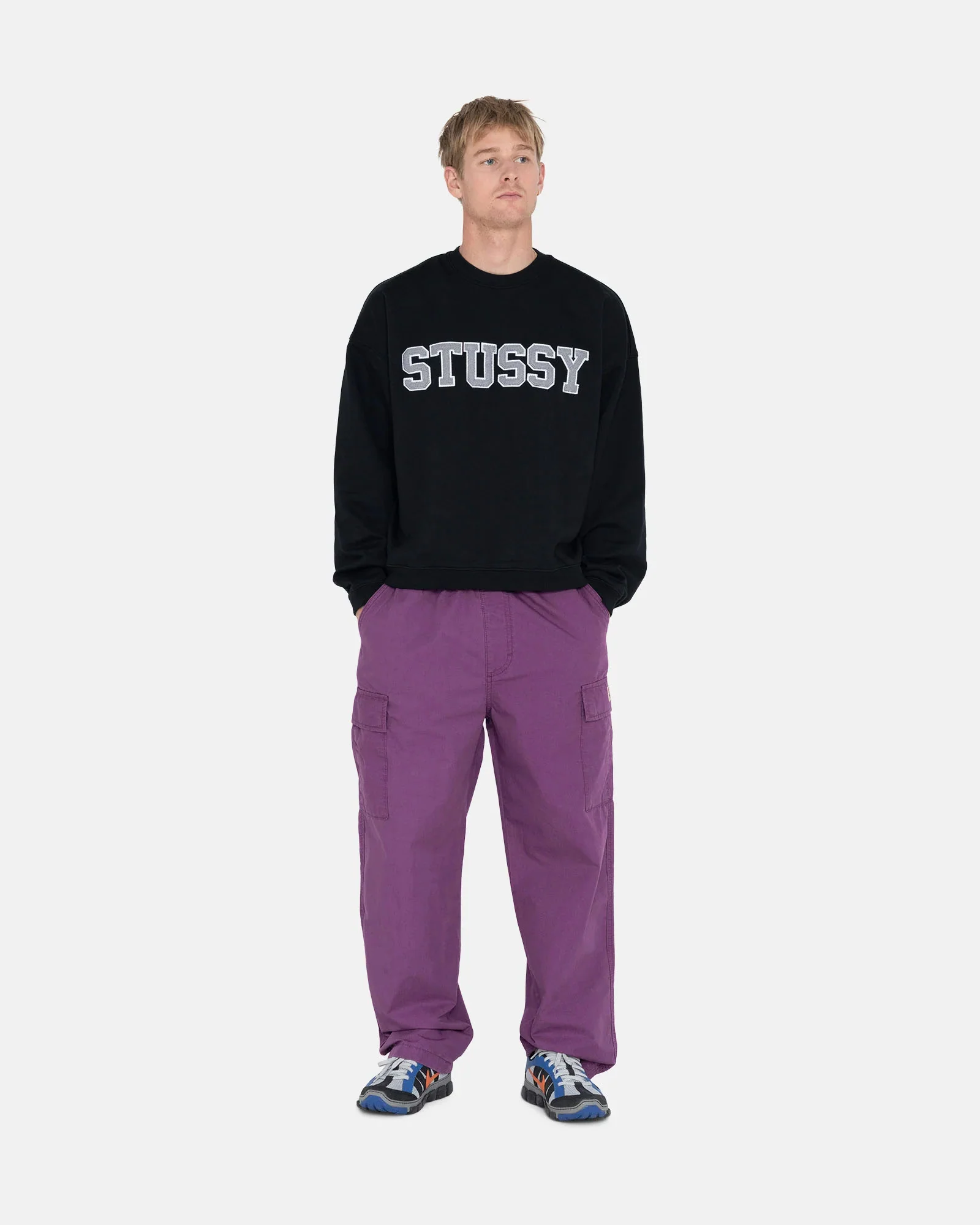 Stussy Relaxed Oversized Crew - Image 3