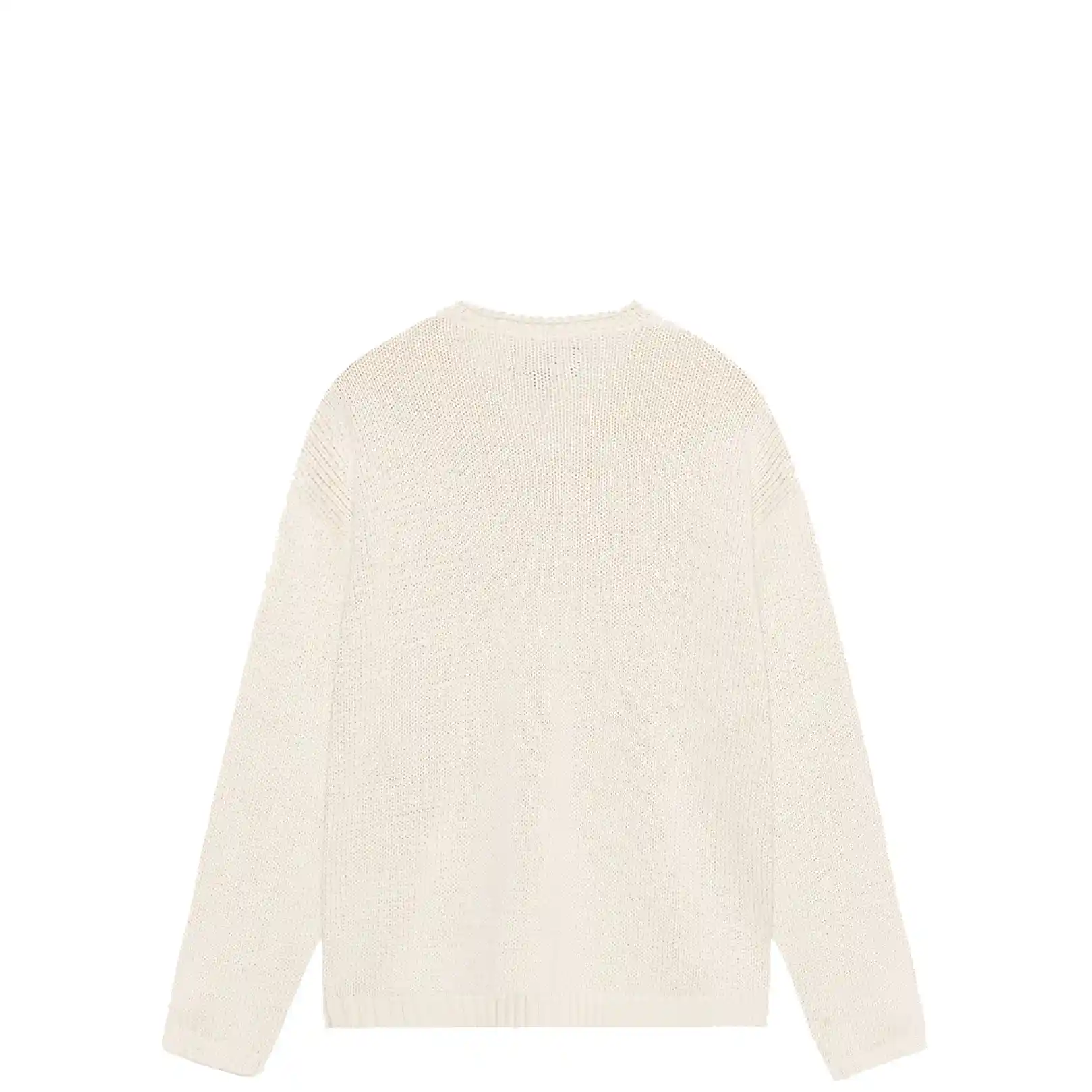Stussy Roll V-Neck Logo Sweater, natural - Image 7