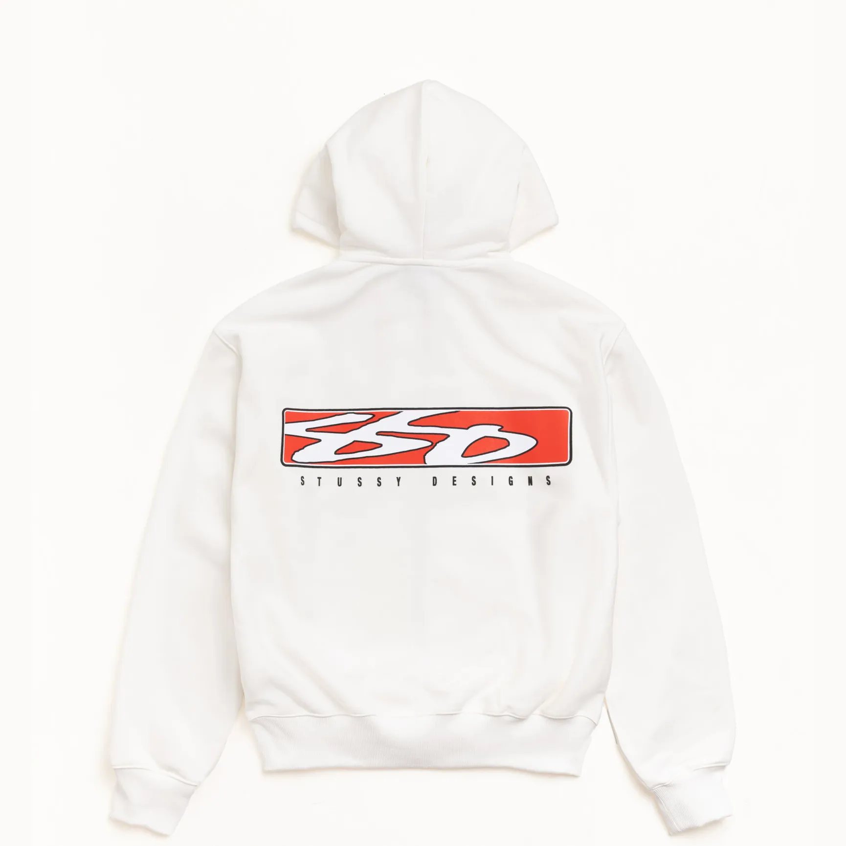 Stussy S Box Zip Hood, off white