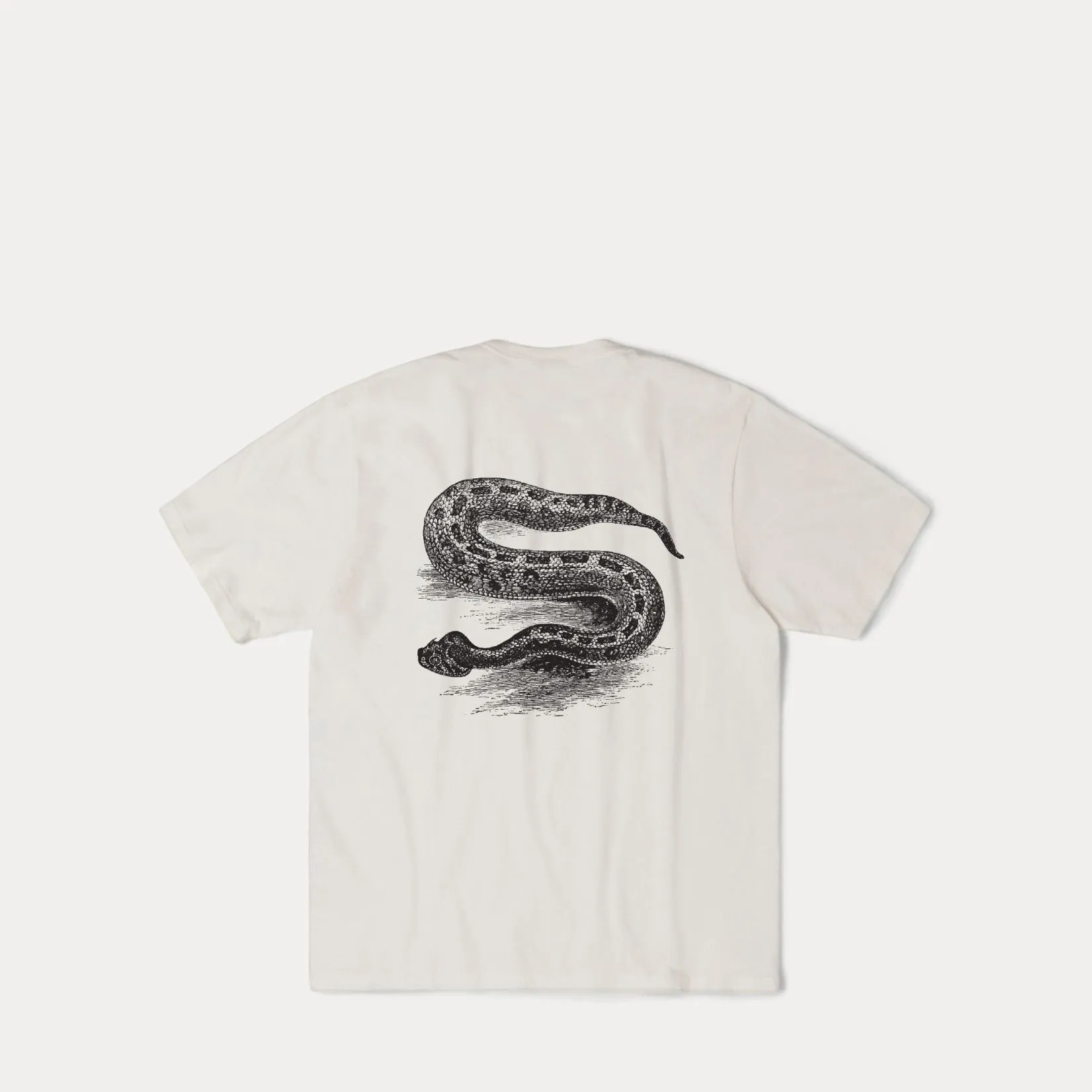 Stussy Serpent Pigment Dyed Tee, natural