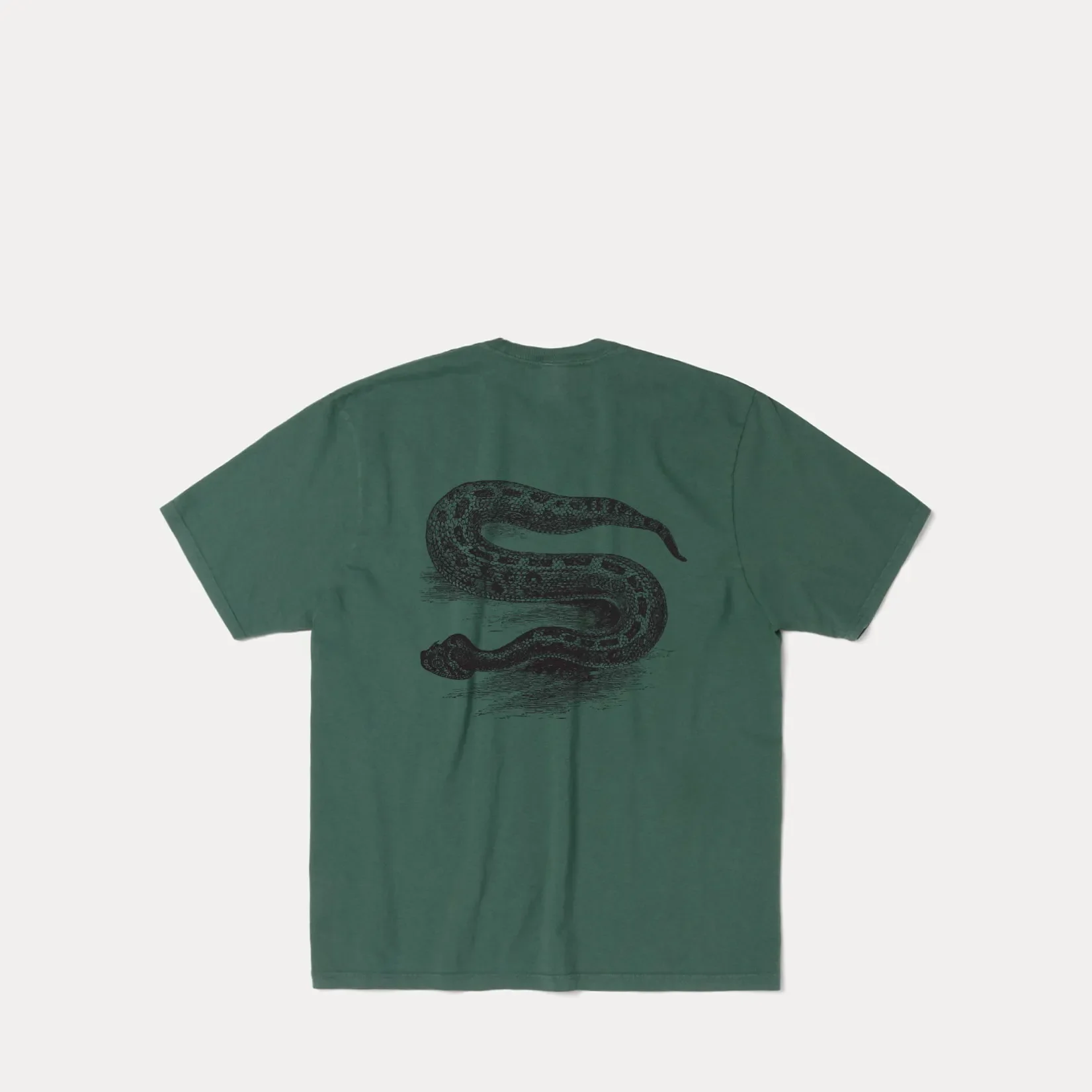 Stussy Serpent Pigment Dyed Tee, pine