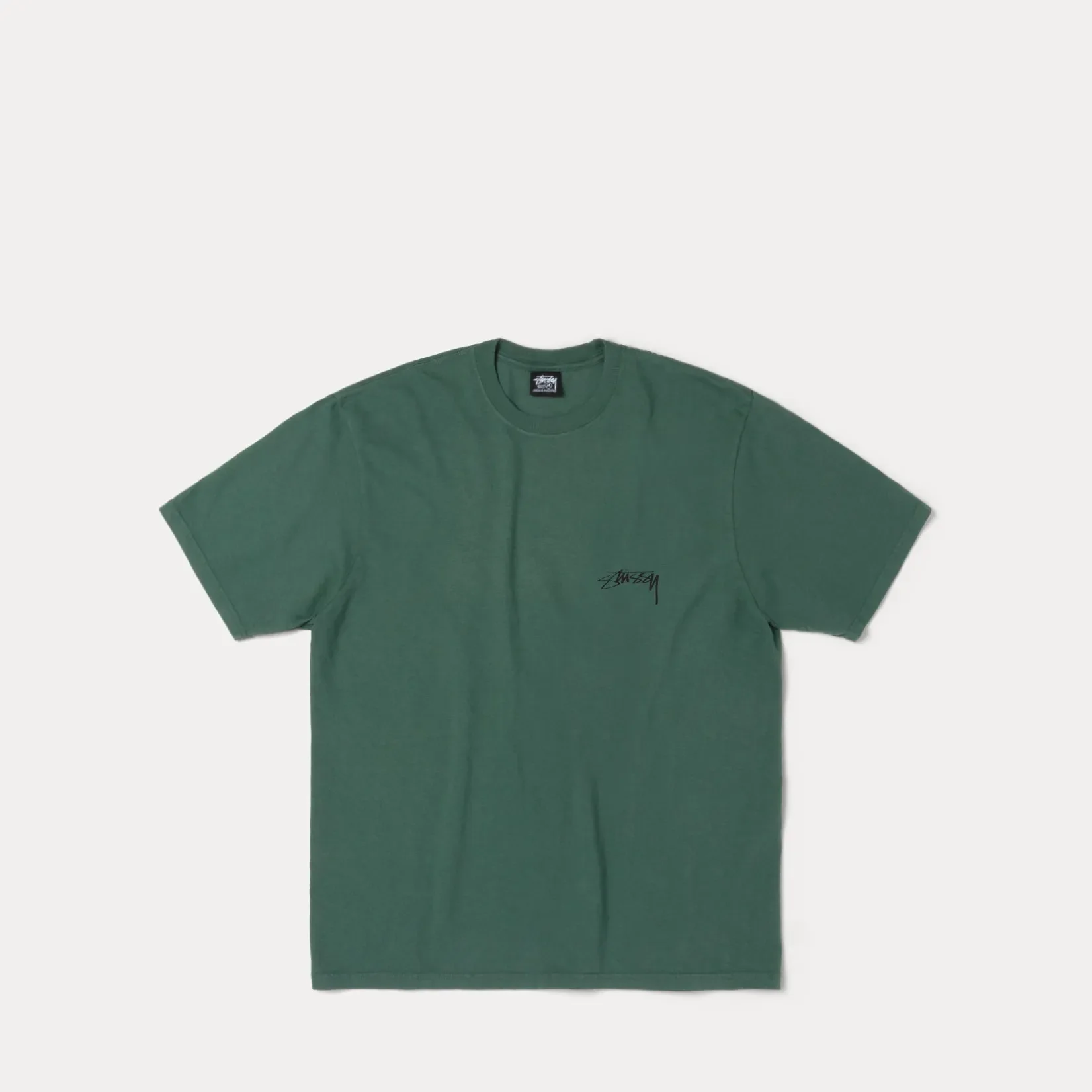 Stussy Serpent Pigment Dyed Tee, pine - Image 2