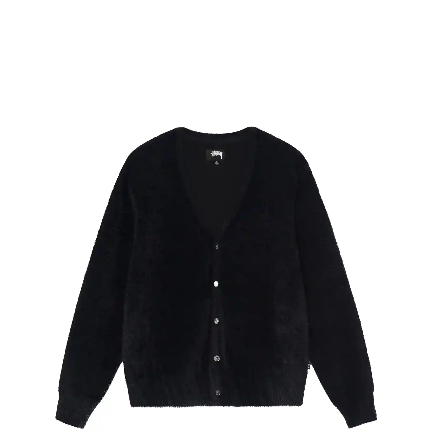 Stussy Shaggy Cardigan, black
