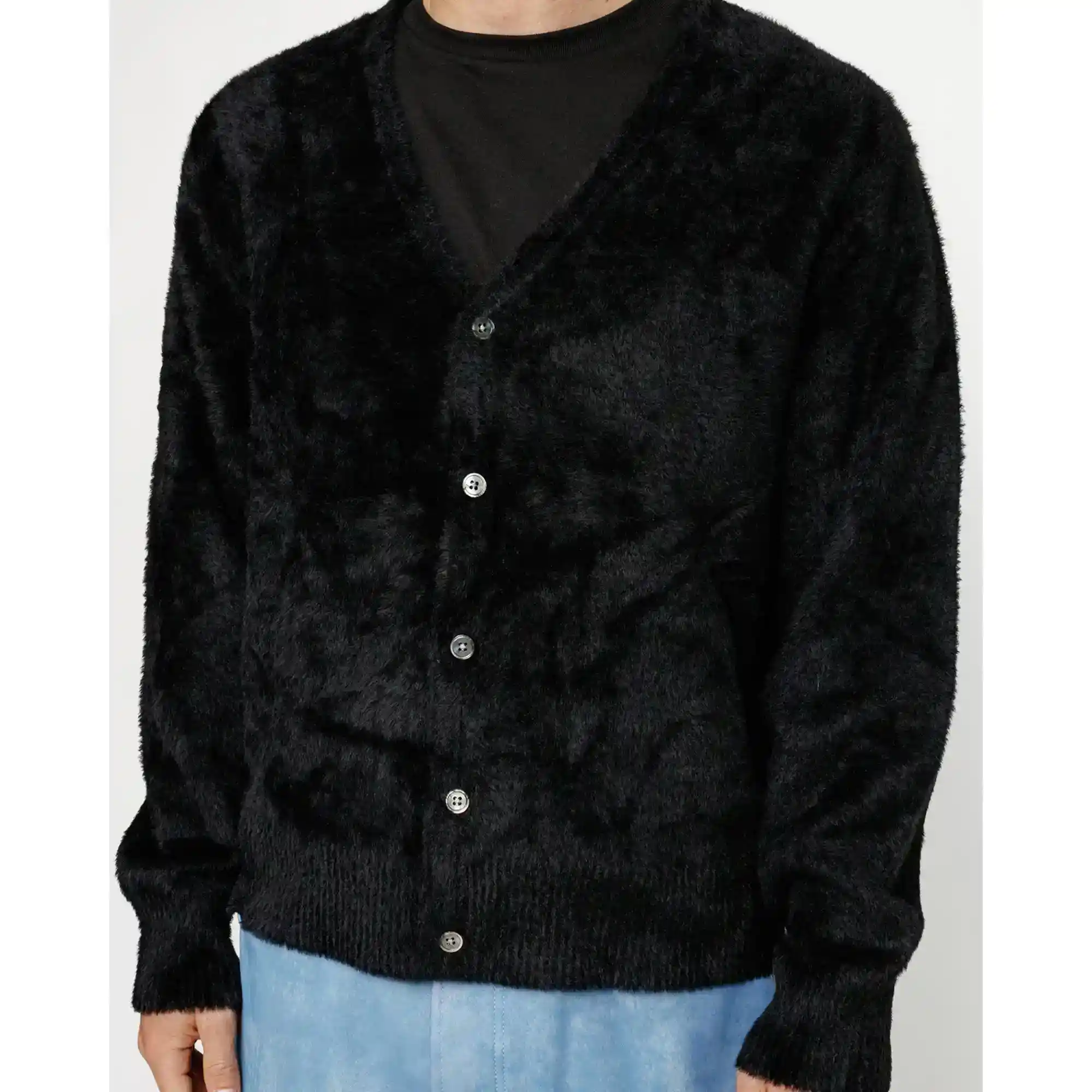 Stussy Shaggy Cardigan, black - Image 6