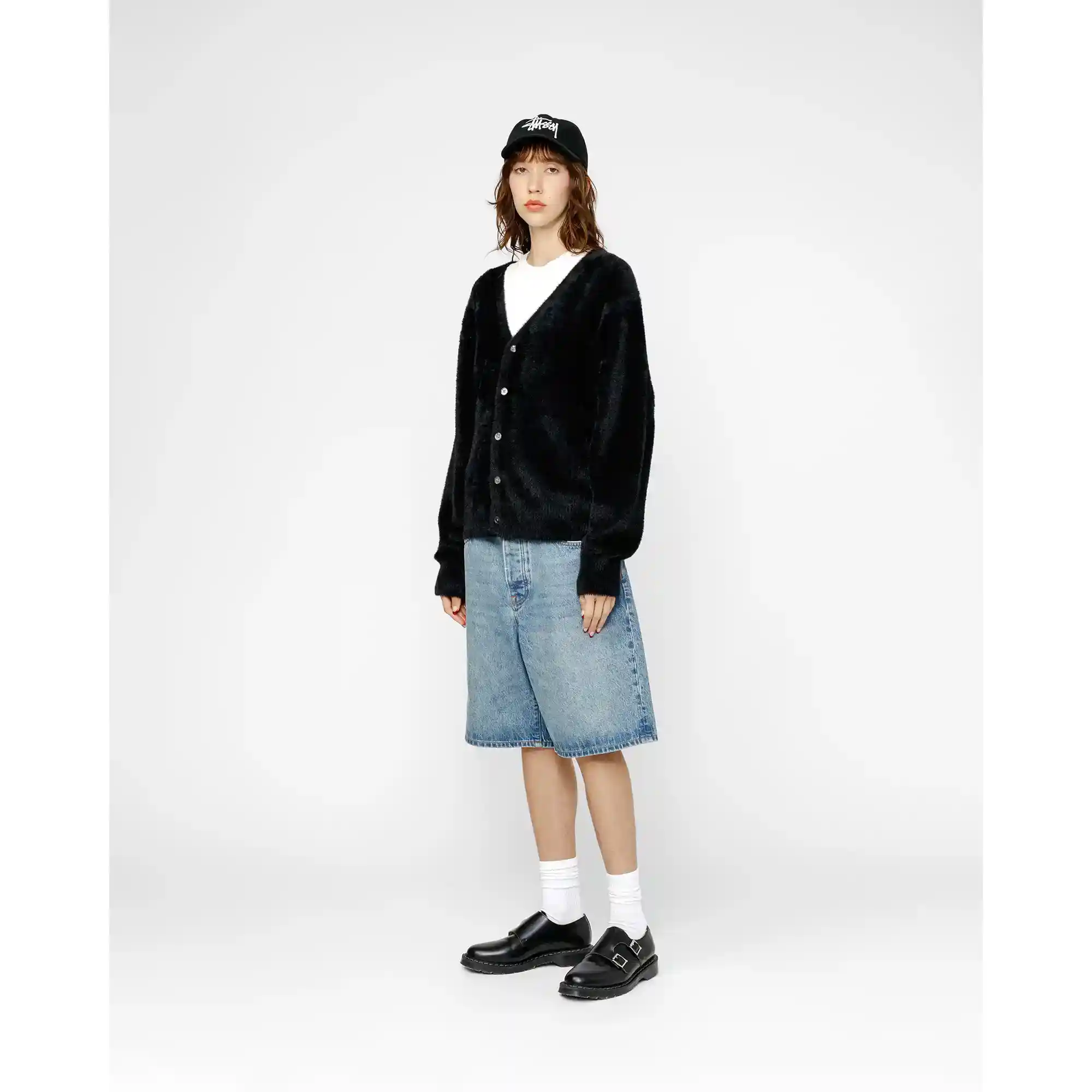 Stussy Shaggy Cardigan, black - Image 7
