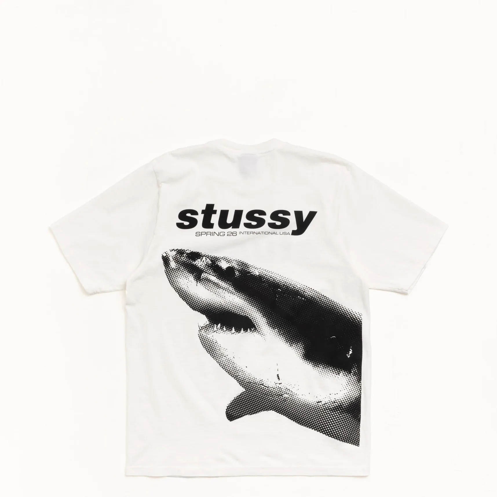 Stussy Shark Pigment Dyed Tee, natural