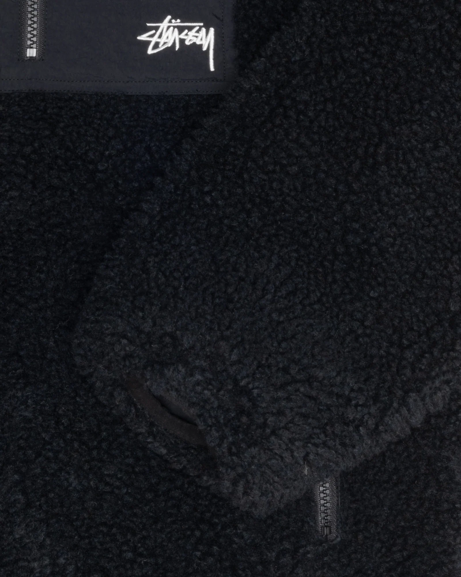 Stussy Sherpa Reversible Jacket, black - Image 10