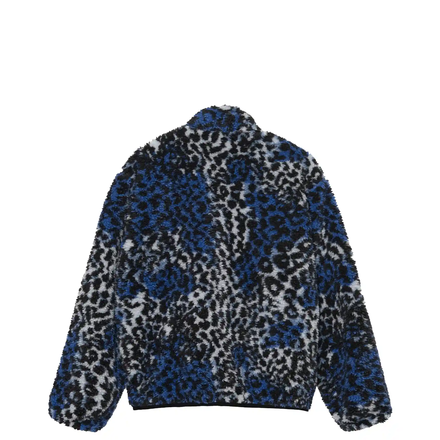 Stussy Sherpa Reversible Jacket, blue leopard - Image 2