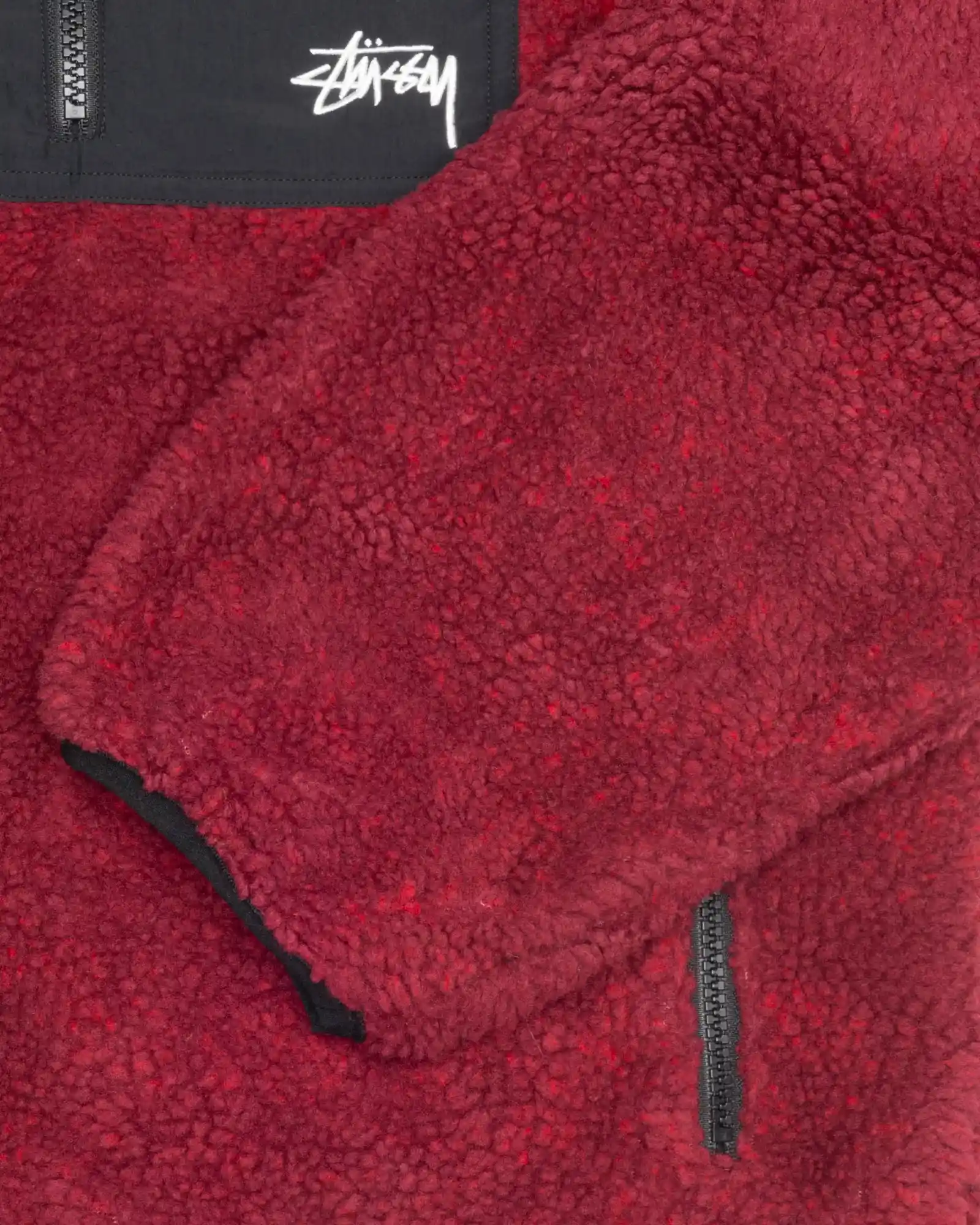 Stussy Sherpa Reversible Jacket, lava - Image 8